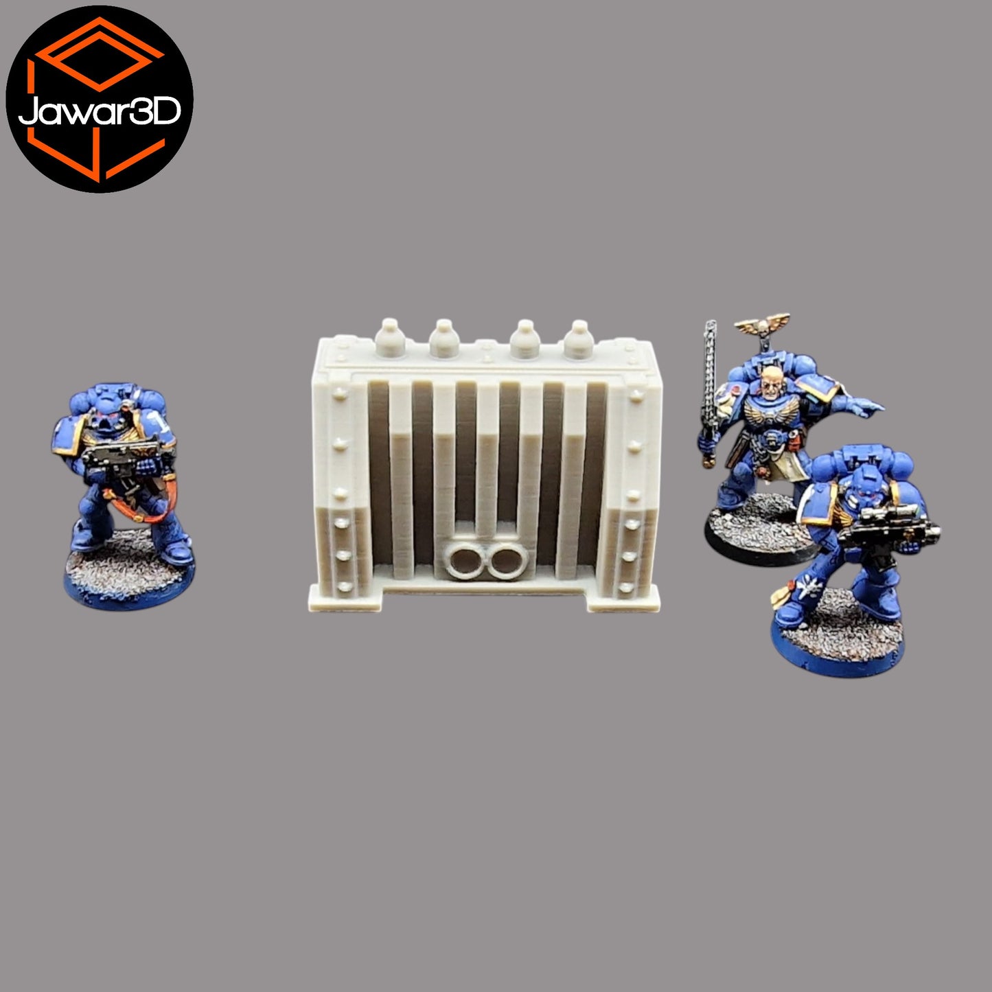 Wargaming 28mm scatter terrain scenery showing 3D-printed item that is compatible with games such as Warhammer 40K, Star Wars Legions, D+D, Dungeons and Dragons, Sci-Fi, Fantasy and other miniature tabletop games. Brand Jawar3d found at www.jawar3d.co.uk.