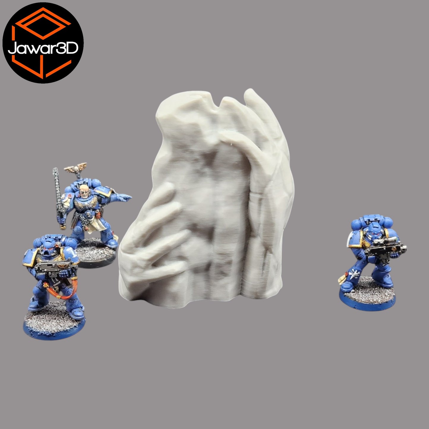 Wargaming 28mm scatter terrain scenery showing 3D-printed item that is compatible with games such as Warhammer 40K, Star Wars Legions, D+D, Dungeons and Dragons, Sci-Fi, Fantasy and other miniature tabletop games. Brand Jawar3d found at www.jawar3d.co.uk.