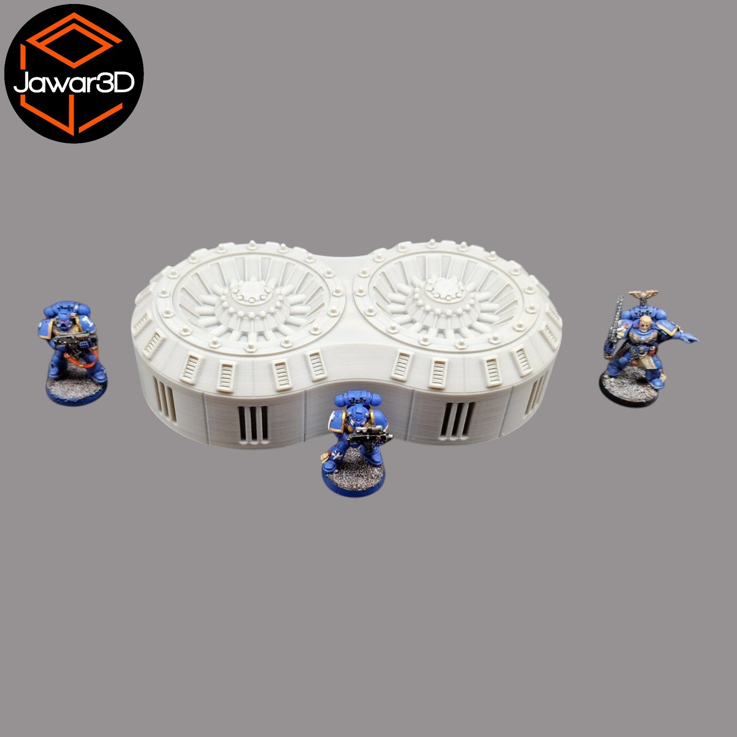 Wargaming 28mm scatter terrain scenery showing 3D-printed item that is compatible with games such as Warhammer 40K, Star Wars Legions, D+D, Dungeons and Dragons, Sci-Fi, Fantasy and other miniature tabletop games. Brand Jawar3d found at www.jawar3d.co.uk.