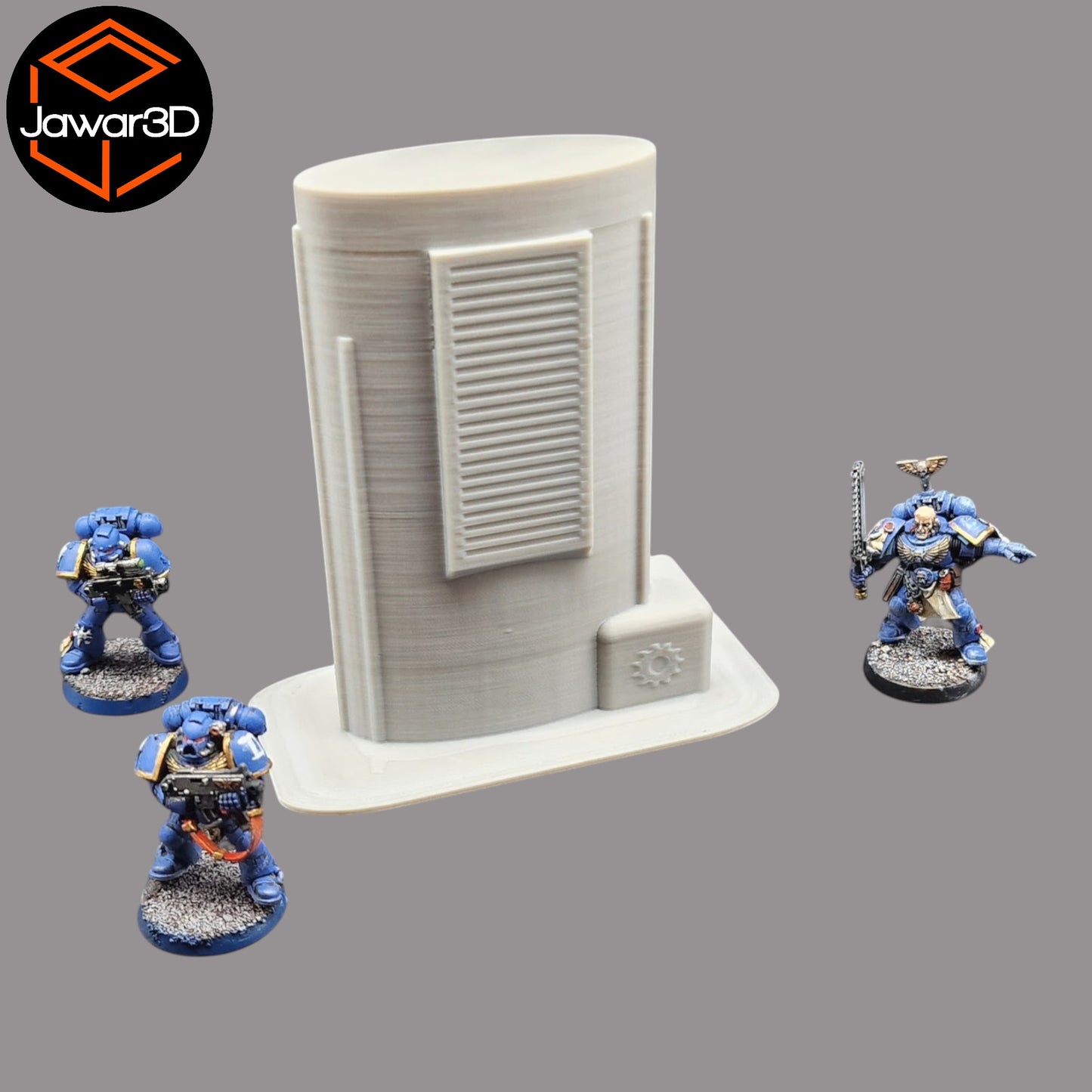 Wargaming 28mm scatter terrain scenery showing 3D-printed item that is compatible with games such as Warhammer 40K, Star Wars Legions, D+D, Dungeons and Dragons, Sci-Fi, Fantasy and other miniature tabletop games. Brand Jawar3d found at www.jawar3d.co.uk.