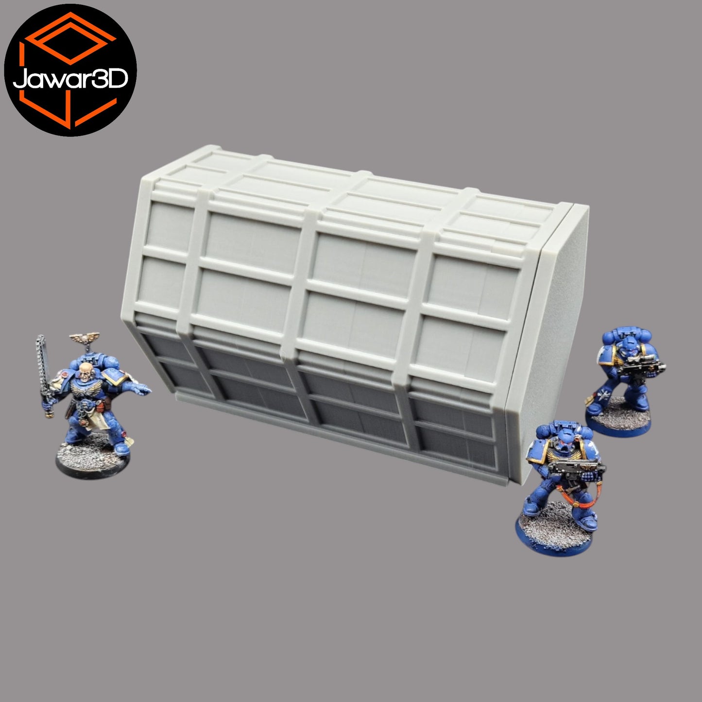 Wargaming 28mm scatter terrain scenery showing 3D-printed item that is compatible with games such as Warhammer 40K, Star Wars Legions, D+D, Dungeons and Dragons, Sci-Fi, Fantasy and other miniature tabletop games. Brand Jawar3d found at www.jawar3d.co.uk.