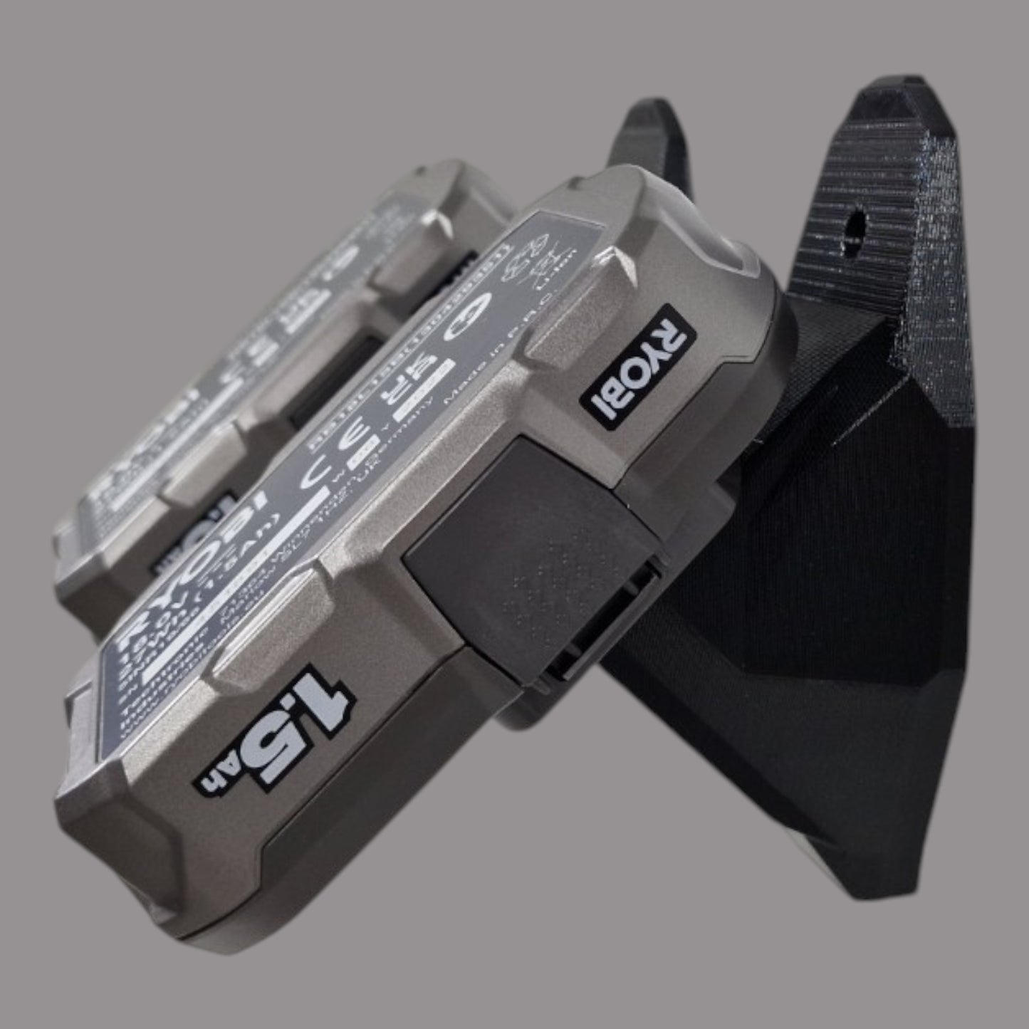 3D Printed Ryobi one+ compatible battery mount