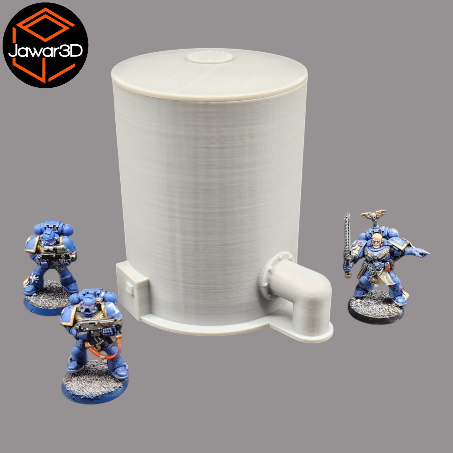 Wargaming 28mm scatter terrain scenery showing 3D-printed item that is compatible with games such as Warhammer 40K, Star Wars Legions, D+D, Dungeons and Dragons, Sci-Fi, Fantasy and other miniature tabletop games. Brand Jawar3d found at www.jawar3d.co.uk.