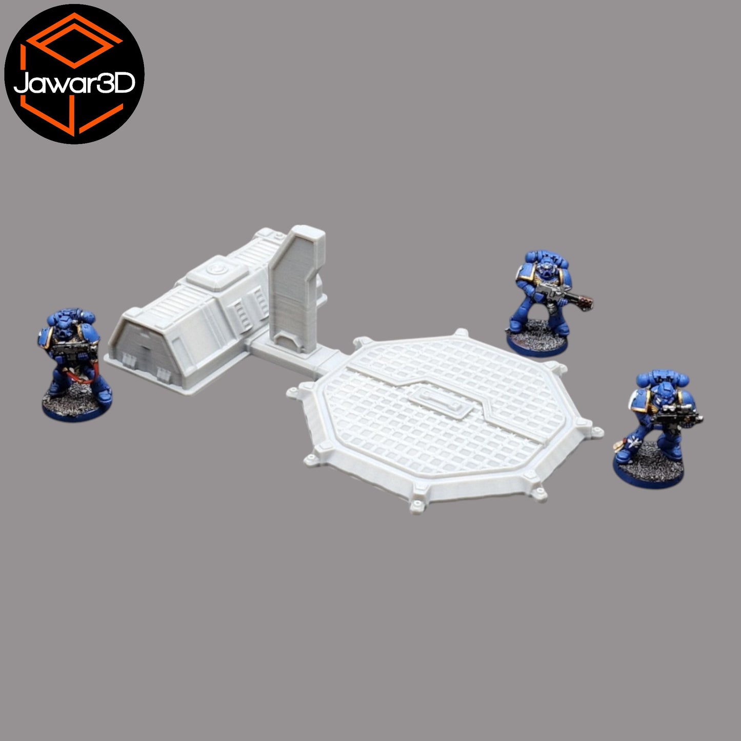 Wargaming 28mm scatter terrain scenery showing 3D-printed item that is compatible with games such as Warhammer 40K, Star Wars Legions, D+D, Dungeons and Dragons, Sci-Fi, Fantasy and other miniature tabletop games. Brand Jawar3d found at www.jawar3d.co.uk.
