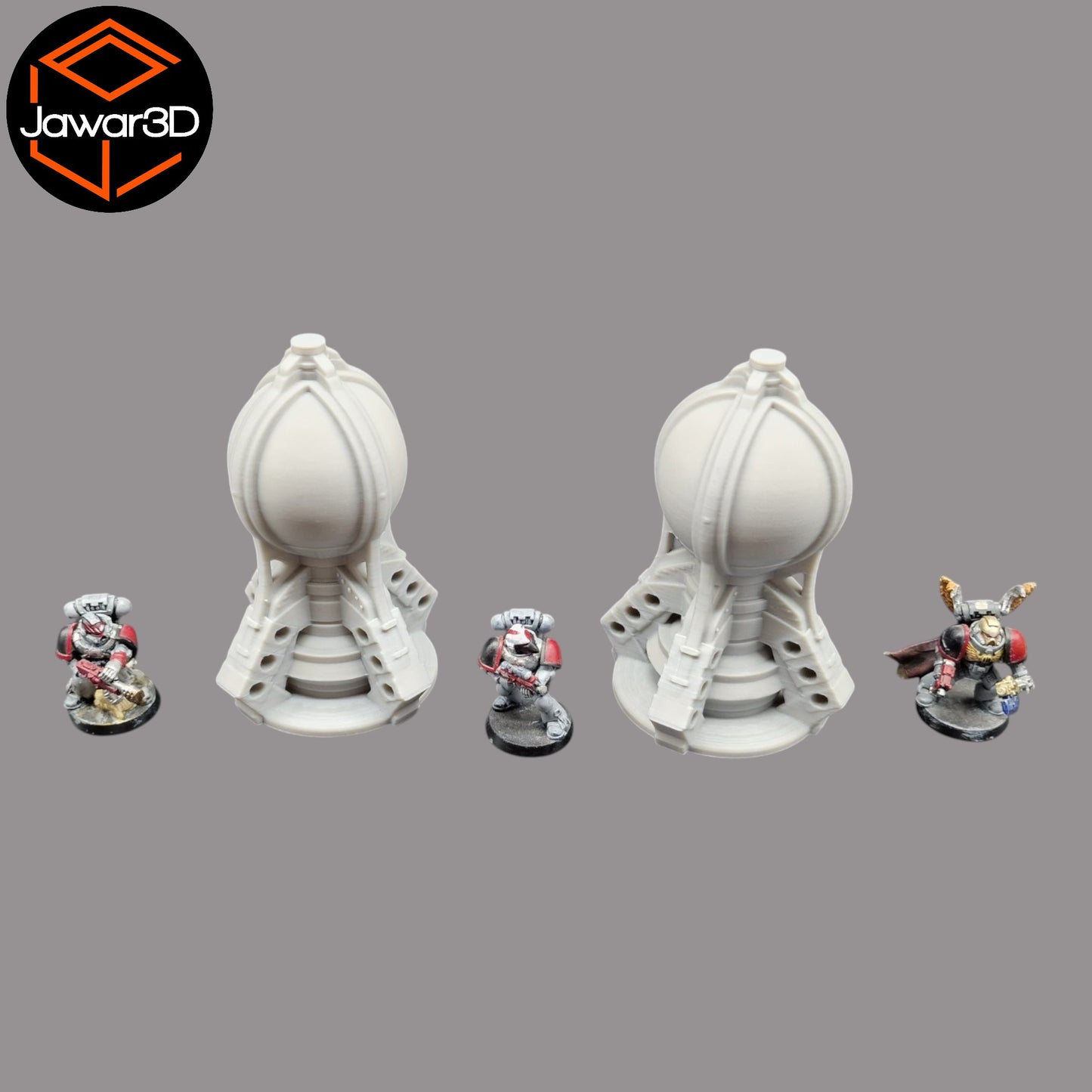 Wargaming 28mm scatter terrain scenery showing 3D-printed item that is compatible with games such as Warhammer 40K, Star Wars Legions, D+D, Dungeons and Dragons, Sci-Fi, Fantasy and other miniature tabletop games. Brand Jawar3d found at www.jawar3d.co.uk.