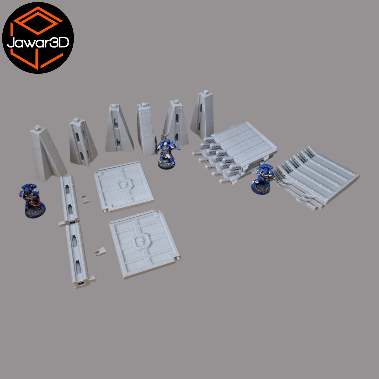 Wargaming 28mm scatter terrain scenery showing 3D-printed item that is compatible with games such as Warhammer 40K, Star Wars Legions, D+D, Dungeons and Dragons, Sci-Fi, Fantasy and other miniature tabletop games. Brand Jawar3d found at www.jawar3d.co.uk.