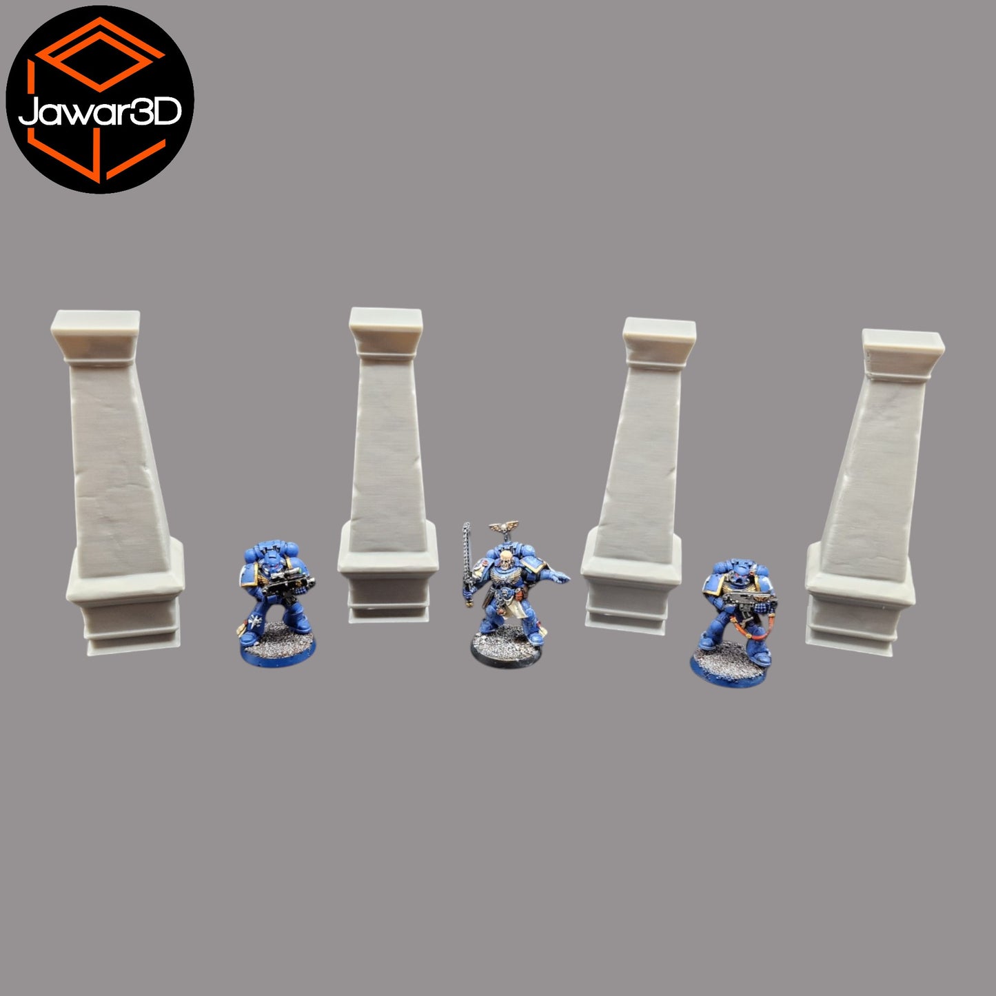 Wargaming 28mm scatter terrain scenery showing 3D-printed item that is compatible with games such as Warhammer 40K, Star Wars Legions, D+D, Dungeons and Dragons, Sci-Fi, Fantasy and other miniature tabletop games. Brand Jawar3d found at www.jawar3d.co.uk.