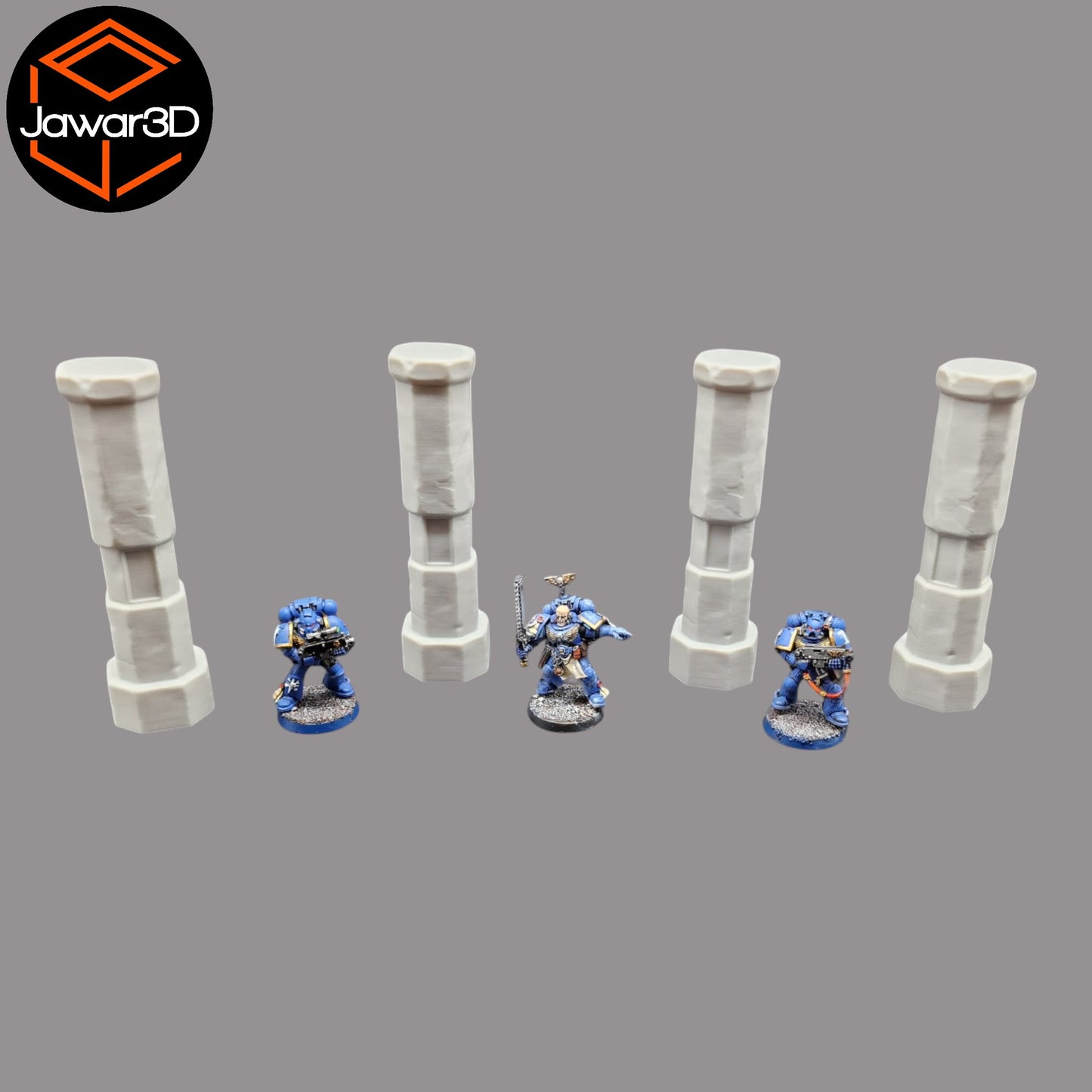 Wargaming 28mm scatter terrain scenery showing 3D-printed item that is compatible with games such as Warhammer 40K, Star Wars Legions, D+D, Dungeons and Dragons, Sci-Fi, Fantasy and other miniature tabletop games. Brand Jawar3d found at www.jawar3d.co.uk.