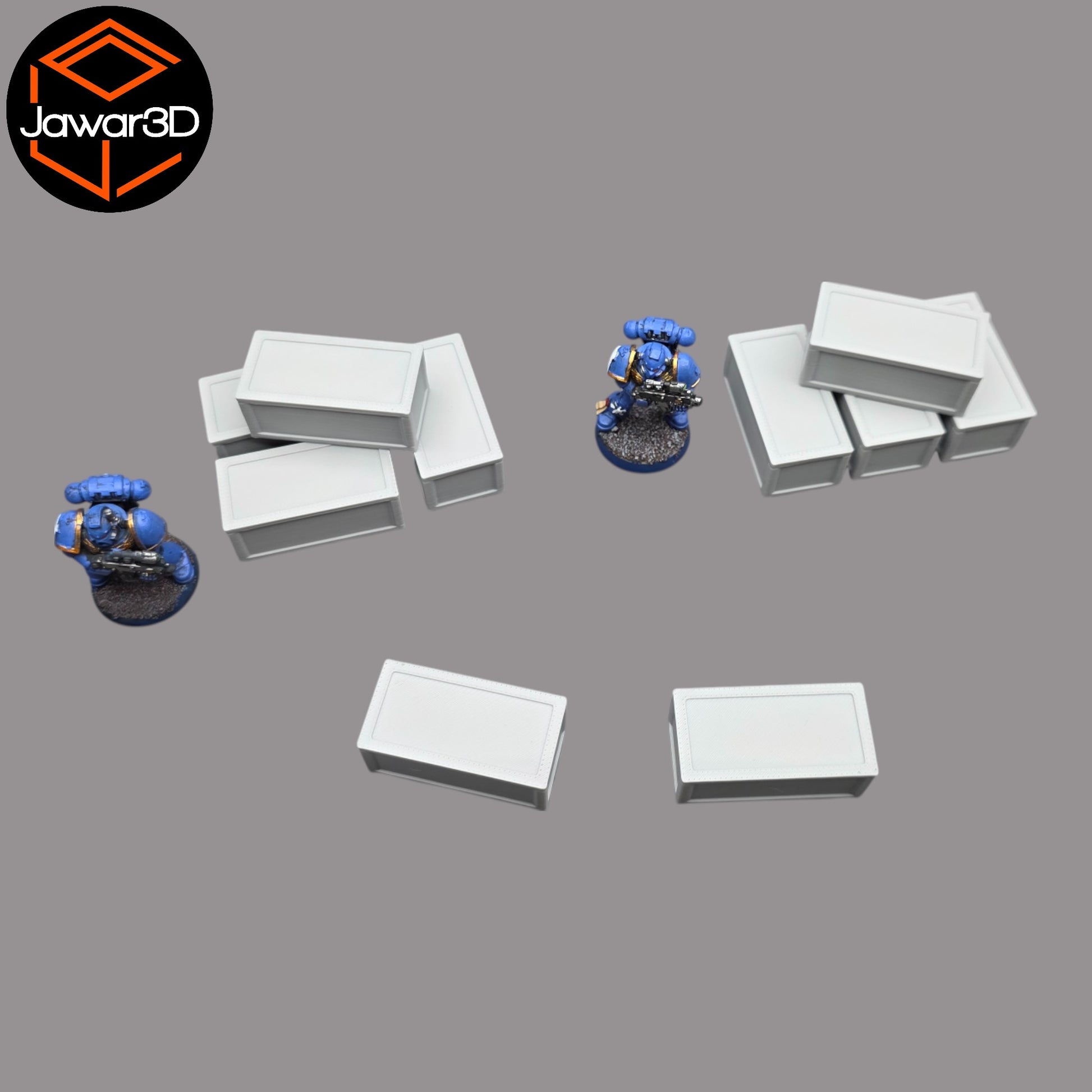 Wargaming 28mm scatter terrain scenery showing 3D-printed item that is compatible with games such as Warhammer 40K, Star Wars Legions, D+D, Dungeons and Dragons, Sci-Fi, Fantasy and other miniature tabletop games. Brand Jawar3d found at www.jawar3d.co.uk.