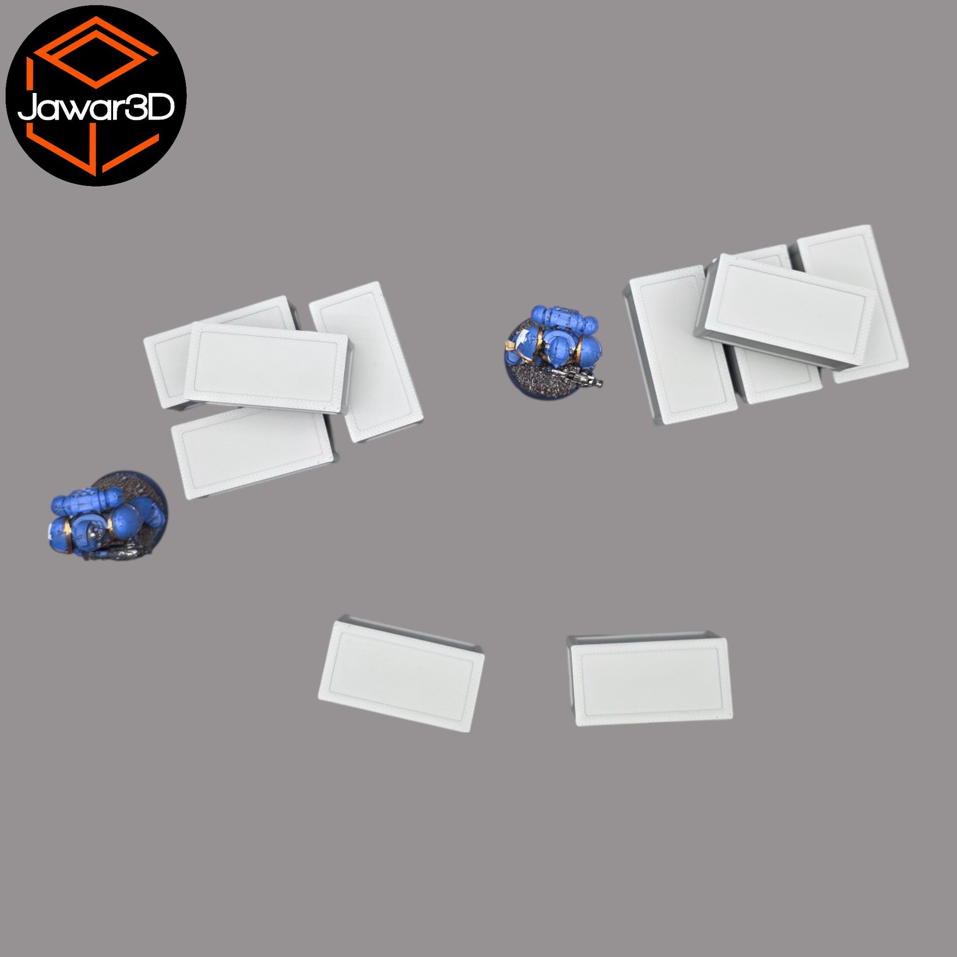 Wargaming 28mm scatter terrain scenery showing 3D-printed item that is compatible with games such as Warhammer 40K, Star Wars Legions, D+D, Dungeons and Dragons, Sci-Fi, Fantasy and other miniature tabletop games. Brand Jawar3d found at www.jawar3d.co.uk.