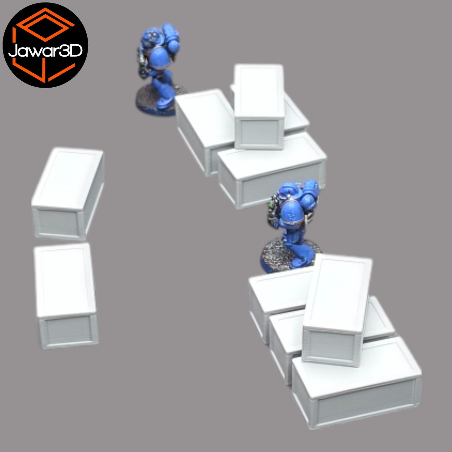 Wargaming 28mm scatter terrain scenery showing 3D-printed item that is compatible with games such as Warhammer 40K, Star Wars Legions, D+D, Dungeons and Dragons, Sci-Fi, Fantasy and other miniature tabletop games. Brand Jawar3d found at www.jawar3d.co.uk.