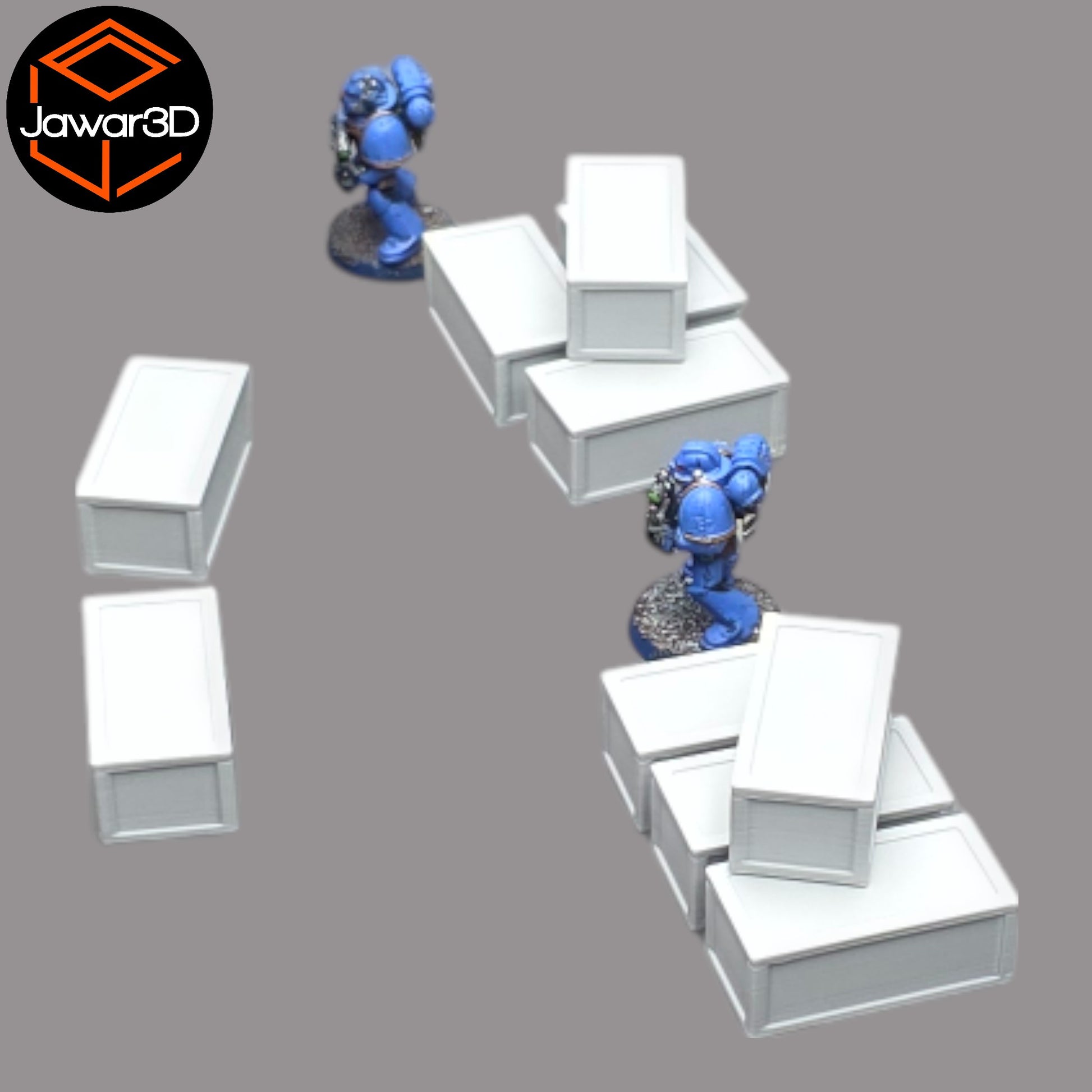 Wargaming 28mm scatter terrain scenery showing 3D-printed item that is compatible with games such as Warhammer 40K, Star Wars Legions, D+D, Dungeons and Dragons, Sci-Fi, Fantasy and other miniature tabletop games. Brand Jawar3d found at www.jawar3d.co.uk.
