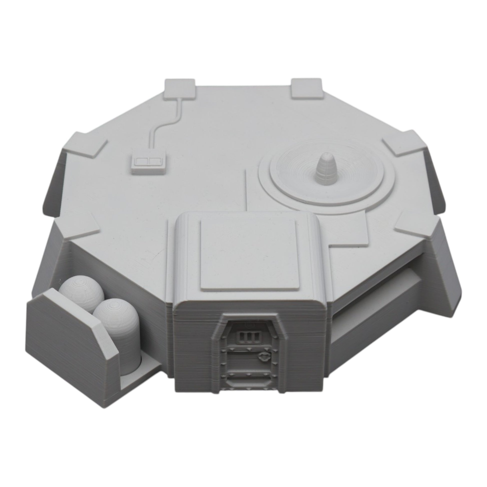 Wargaming 28mm scatter terrain scenery showing 3D-printed item that is compatible with games such as Warhammer 40K, Star Wars Legions, D+D, Dungeons and Dragons, Sci-Fi, Fantasy and other miniature tabletop games. Brand Jawar3d found at www.jawar3d.co.uk.