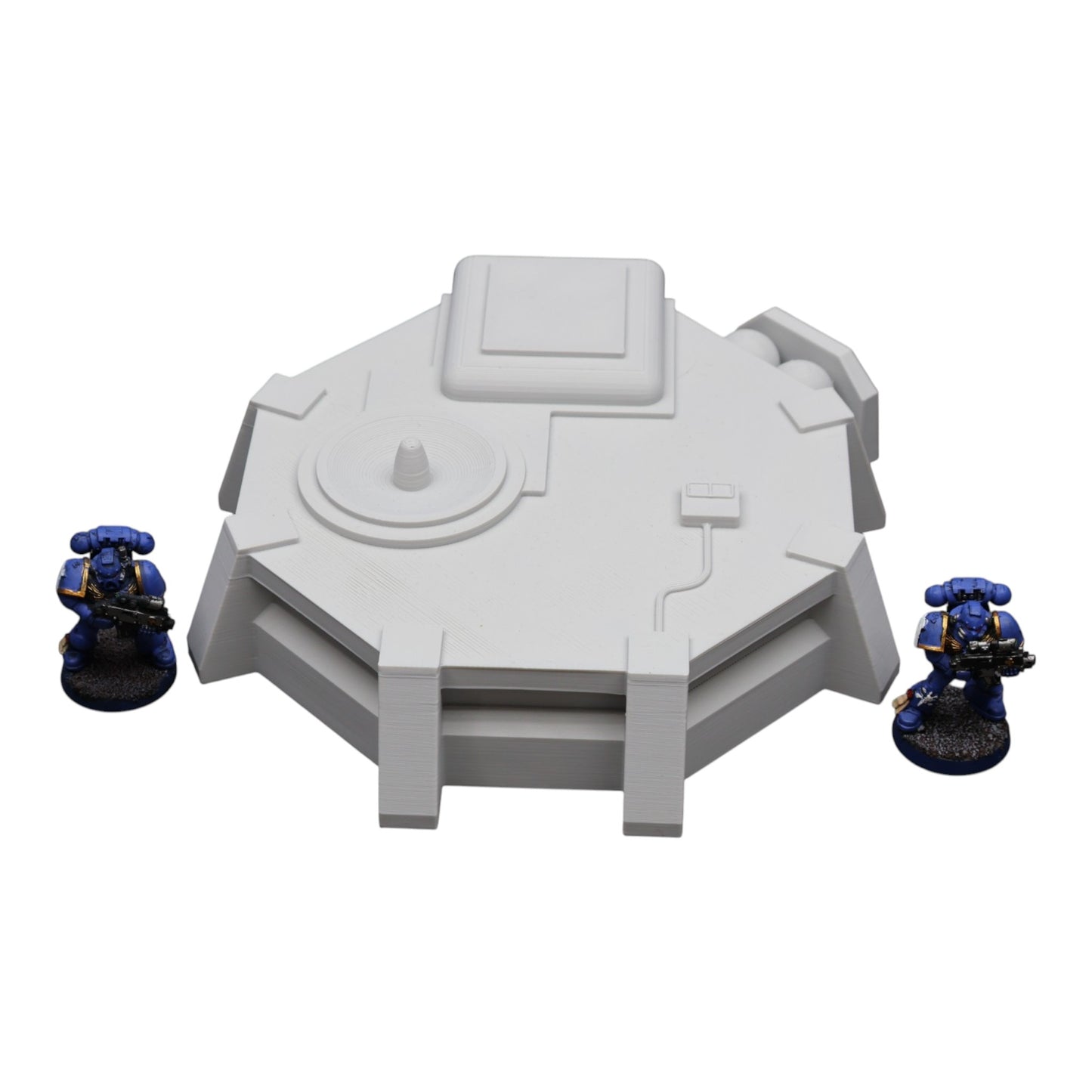 Wargaming 28mm scatter terrain scenery showing 3D-printed item that is compatible with games such as Warhammer 40K, Star Wars Legions, D+D, Dungeons and Dragons, Sci-Fi, Fantasy and other miniature tabletop games. Brand Jawar3d found at www.jawar3d.co.uk.