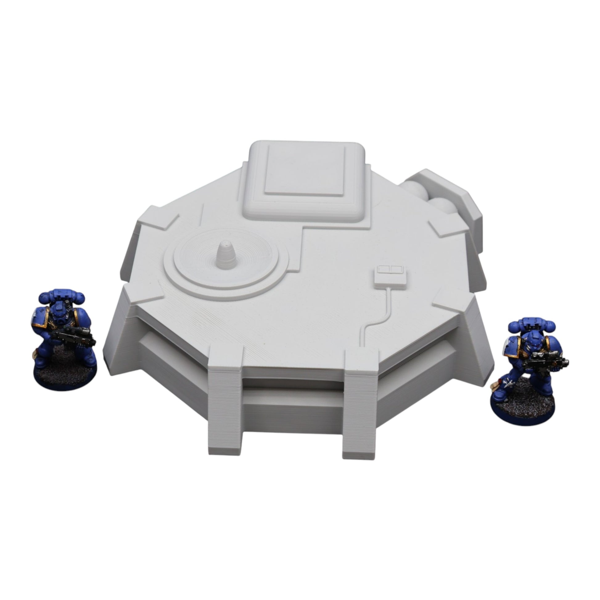 Wargaming 28mm scatter terrain scenery showing 3D-printed item that is compatible with games such as Warhammer 40K, Star Wars Legions, D+D, Dungeons and Dragons, Sci-Fi, Fantasy and other miniature tabletop games. Brand Jawar3d found at www.jawar3d.co.uk.