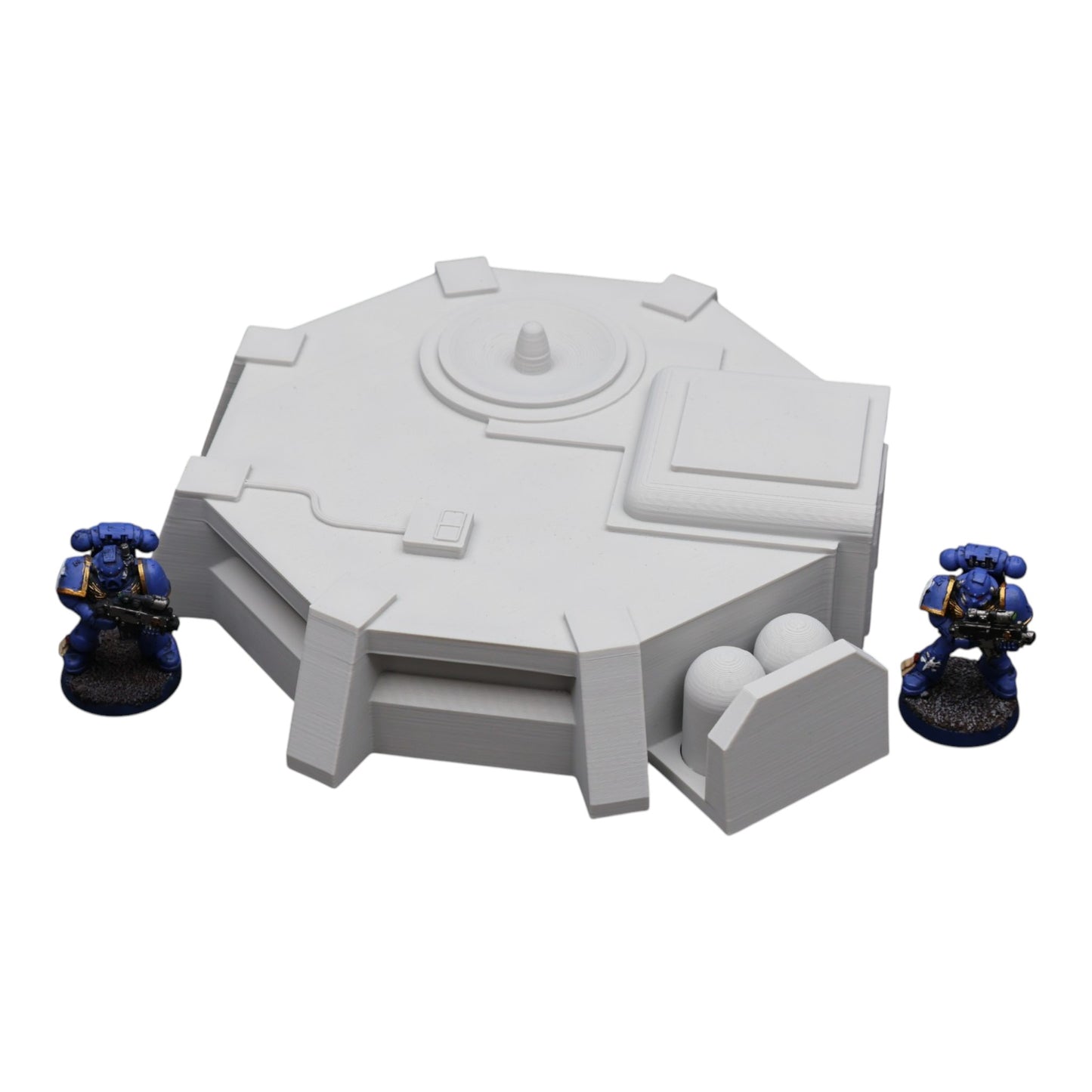 Wargaming 28mm scatter terrain scenery showing 3D-printed item that is compatible with games such as Warhammer 40K, Star Wars Legions, D+D, Dungeons and Dragons, Sci-Fi, Fantasy and other miniature tabletop games. Brand Jawar3d found at www.jawar3d.co.uk.