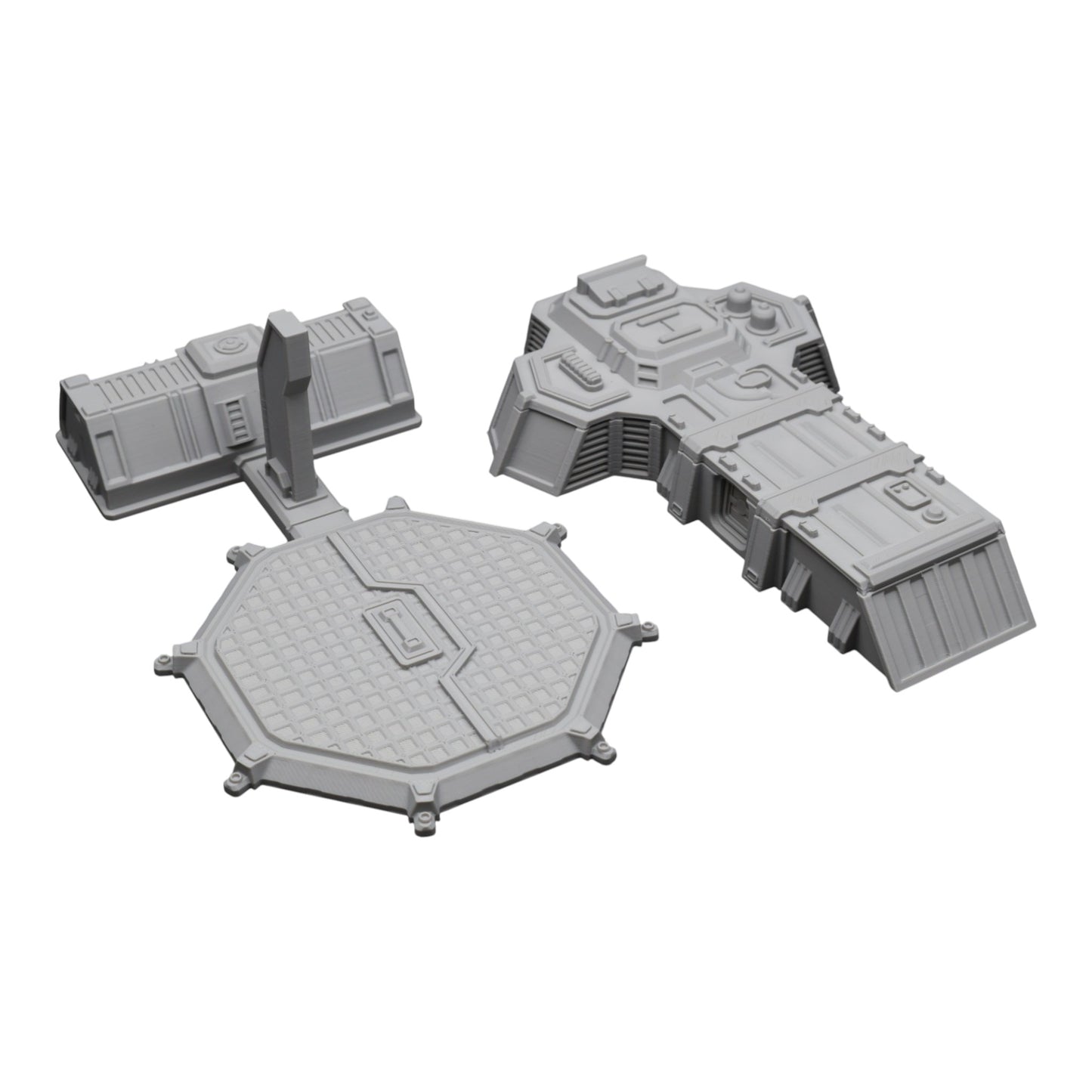 Wargaming 28mm scatter terrain scenery showing 3D-printed item that is compatible with games such as Warhammer 40K, Star Wars Legions, D+D, Dungeons and Dragons, Sci-Fi, Fantasy and other miniature tabletop games. Brand Jawar3d found at www.jawar3d.co.uk.