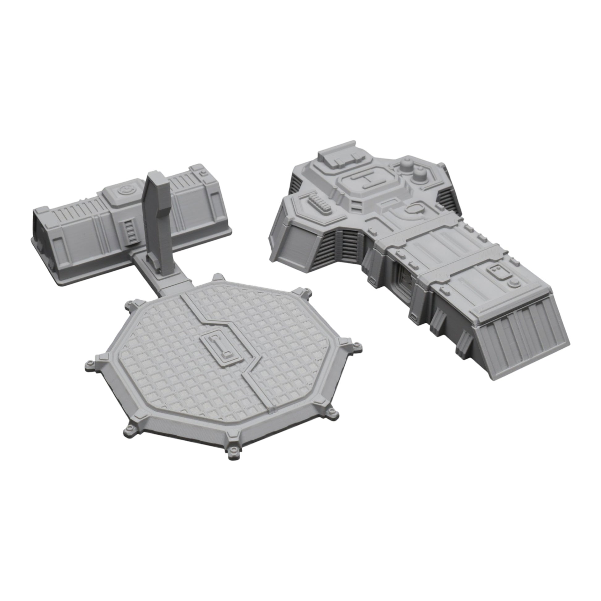 Wargaming 28mm scatter terrain scenery showing 3D-printed item that is compatible with games such as Warhammer 40K, Star Wars Legions, D+D, Dungeons and Dragons, Sci-Fi, Fantasy and other miniature tabletop games. Brand Jawar3d found at www.jawar3d.co.uk.