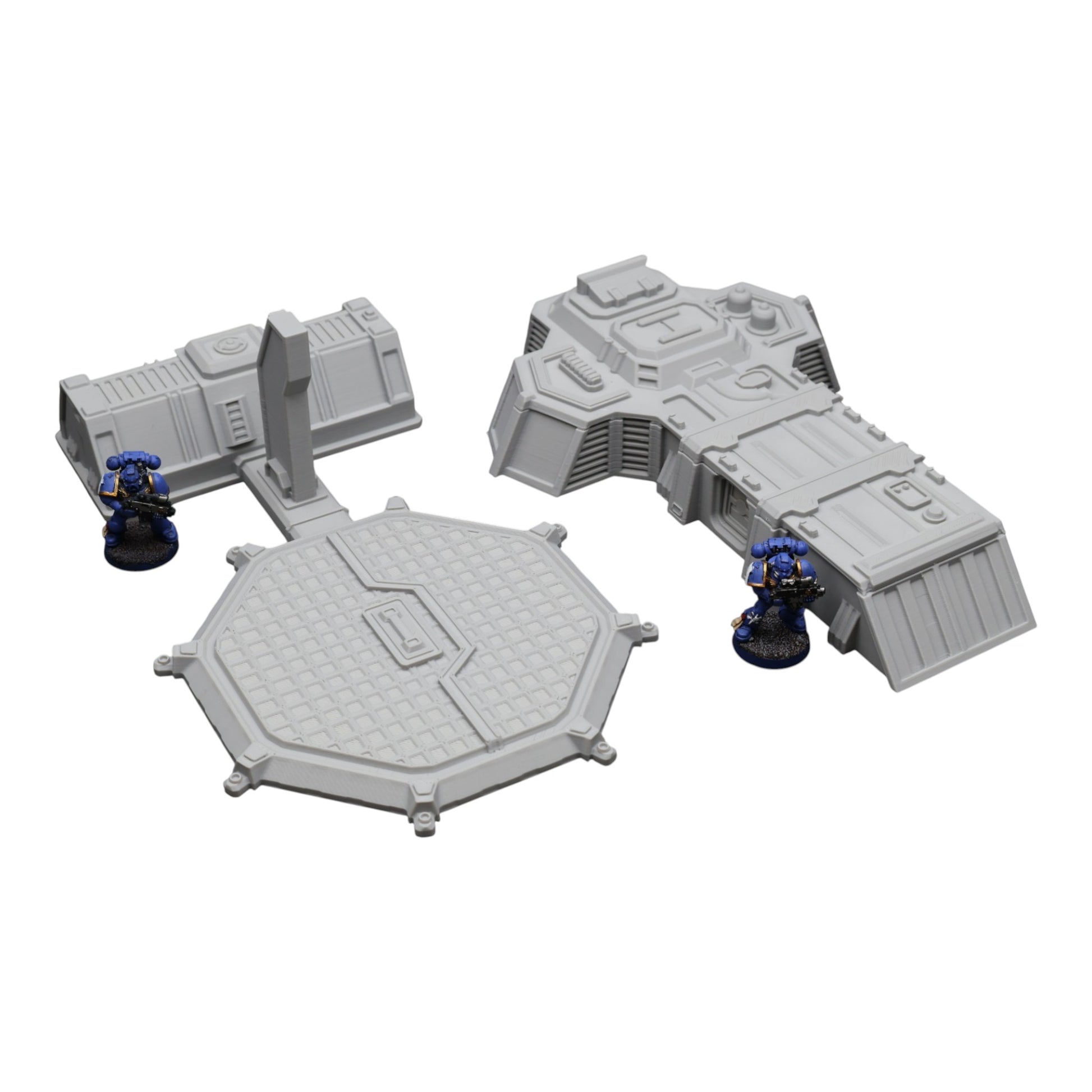Wargaming 28mm scatter terrain scenery showing 3D-printed item that is compatible with games such as Warhammer 40K, Star Wars Legions, D+D, Dungeons and Dragons, Sci-Fi, Fantasy and other miniature tabletop games. Brand Jawar3d found at www.jawar3d.co.uk.