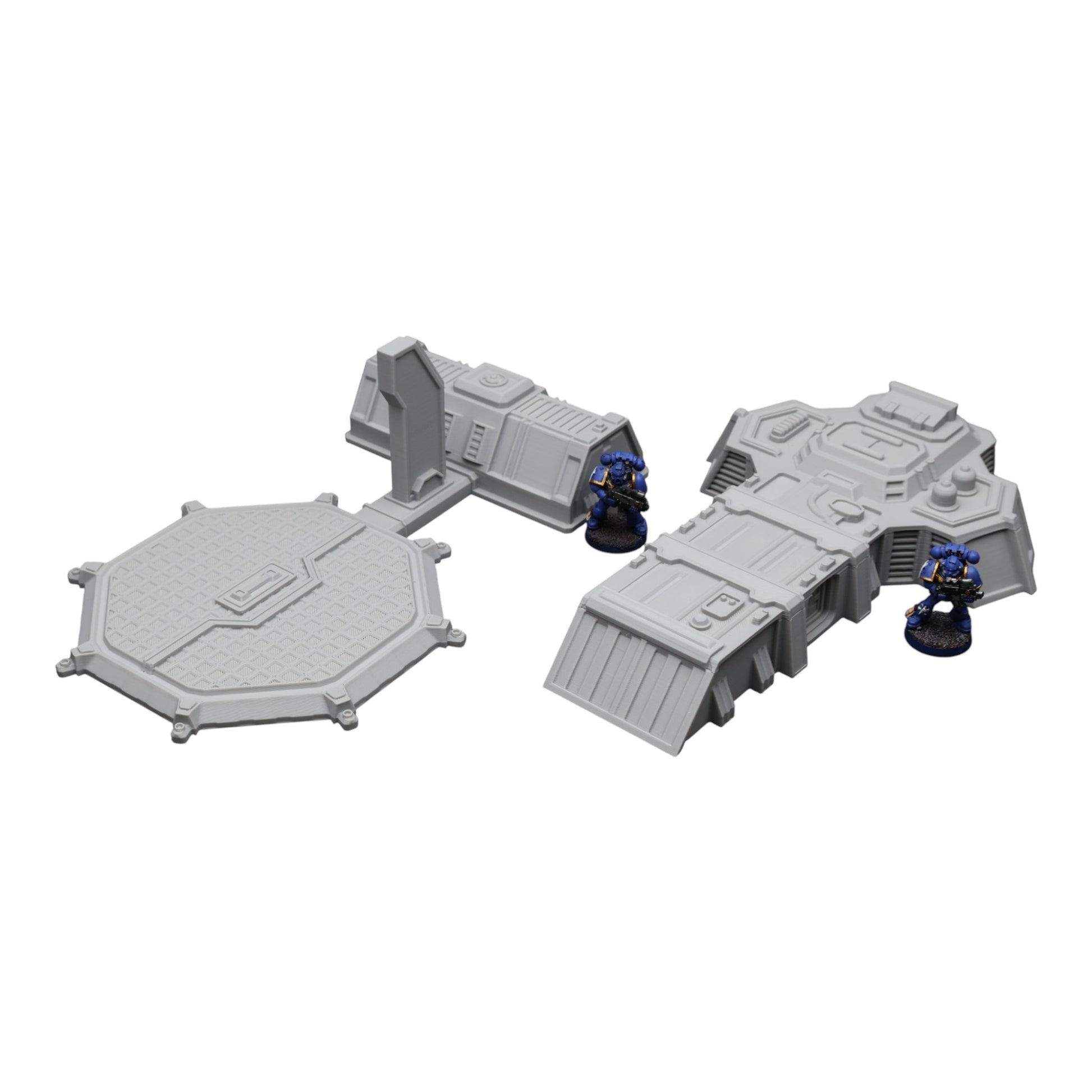Wargaming 28mm scatter terrain scenery showing 3D-printed item that is compatible with games such as Warhammer 40K, Star Wars Legions, D+D, Dungeons and Dragons, Sci-Fi, Fantasy and other miniature tabletop games. Brand Jawar3d found at www.jawar3d.co.uk.