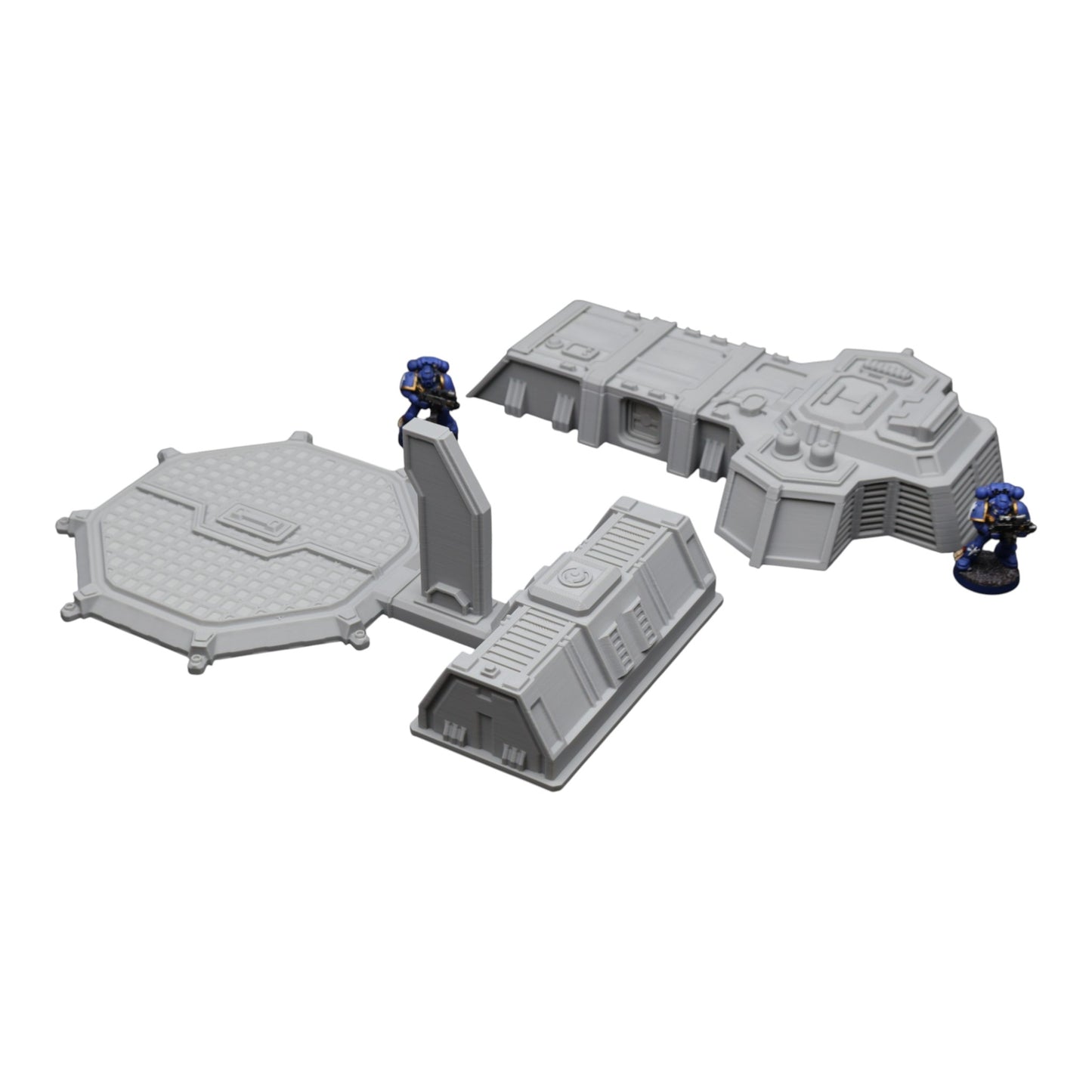 Wargaming 28mm scatter terrain scenery showing 3D-printed item that is compatible with games such as Warhammer 40K, Star Wars Legions, D+D, Dungeons and Dragons, Sci-Fi, Fantasy and other miniature tabletop games. Brand Jawar3d found at www.jawar3d.co.uk.
