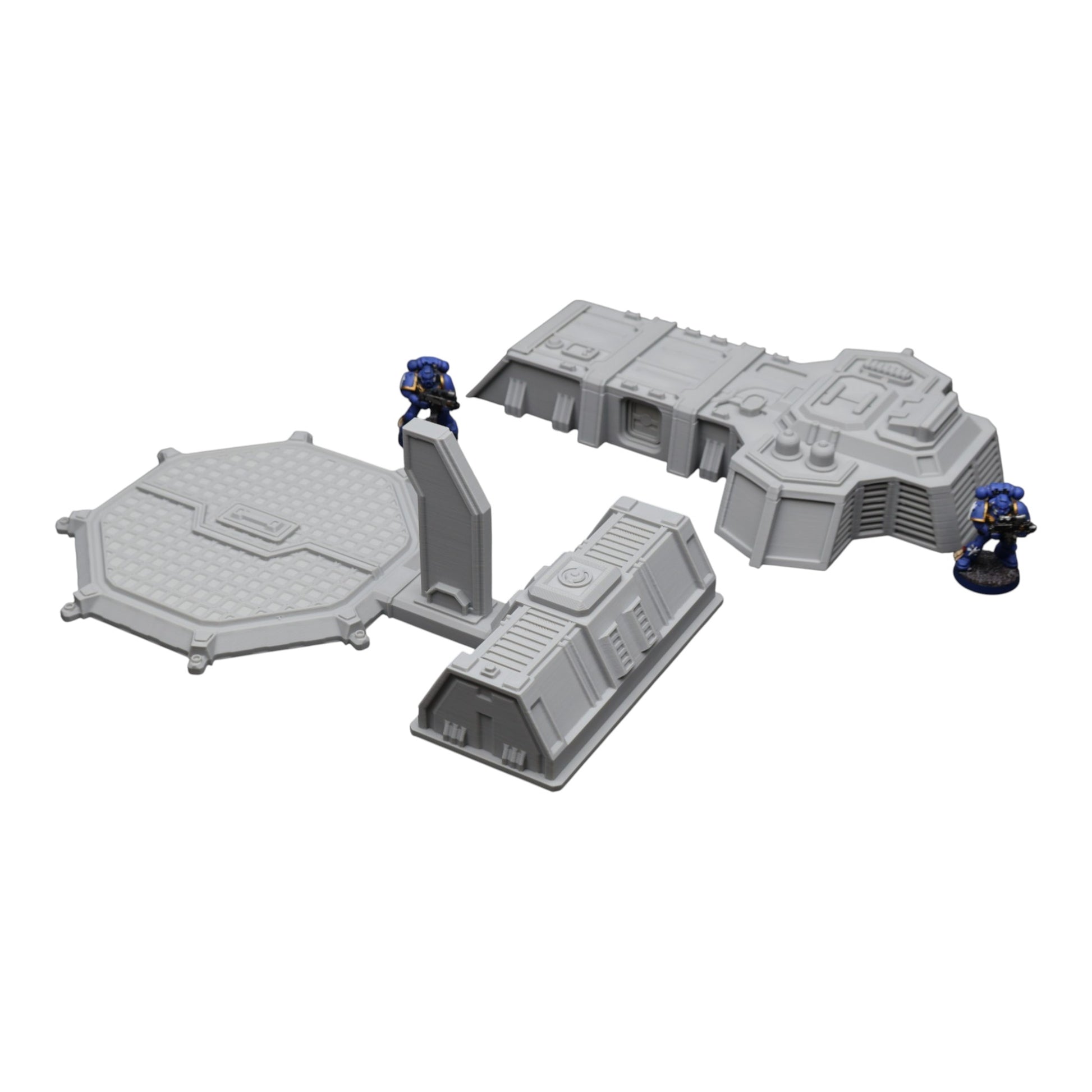 Wargaming 28mm scatter terrain scenery showing 3D-printed item that is compatible with games such as Warhammer 40K, Star Wars Legions, D+D, Dungeons and Dragons, Sci-Fi, Fantasy and other miniature tabletop games. Brand Jawar3d found at www.jawar3d.co.uk.
