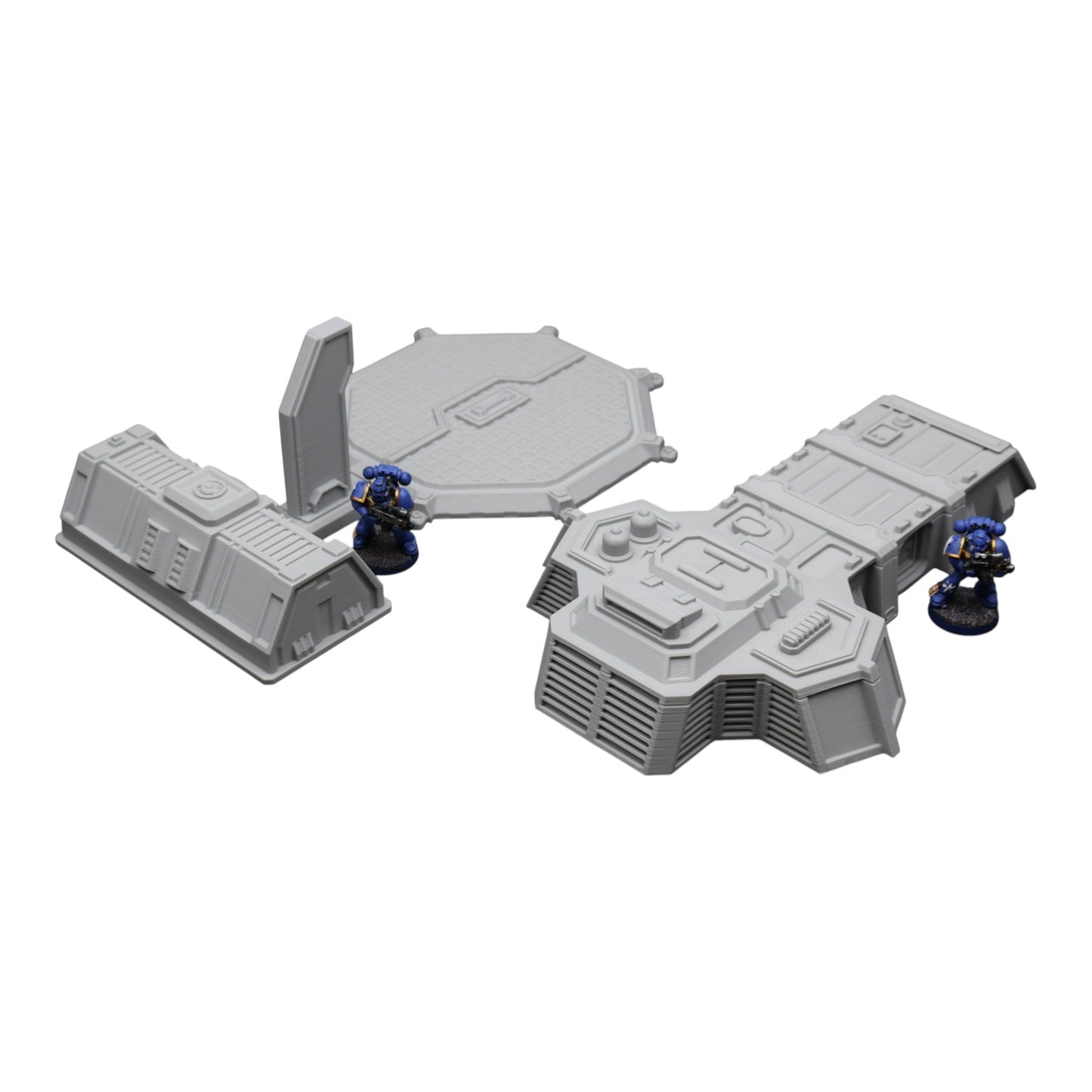 Wargaming 28mm scatter terrain scenery showing 3D-printed item that is compatible with games such as Warhammer 40K, Star Wars Legions, D+D, Dungeons and Dragons, Sci-Fi, Fantasy and other miniature tabletop games. Brand Jawar3d found at www.jawar3d.co.uk.
