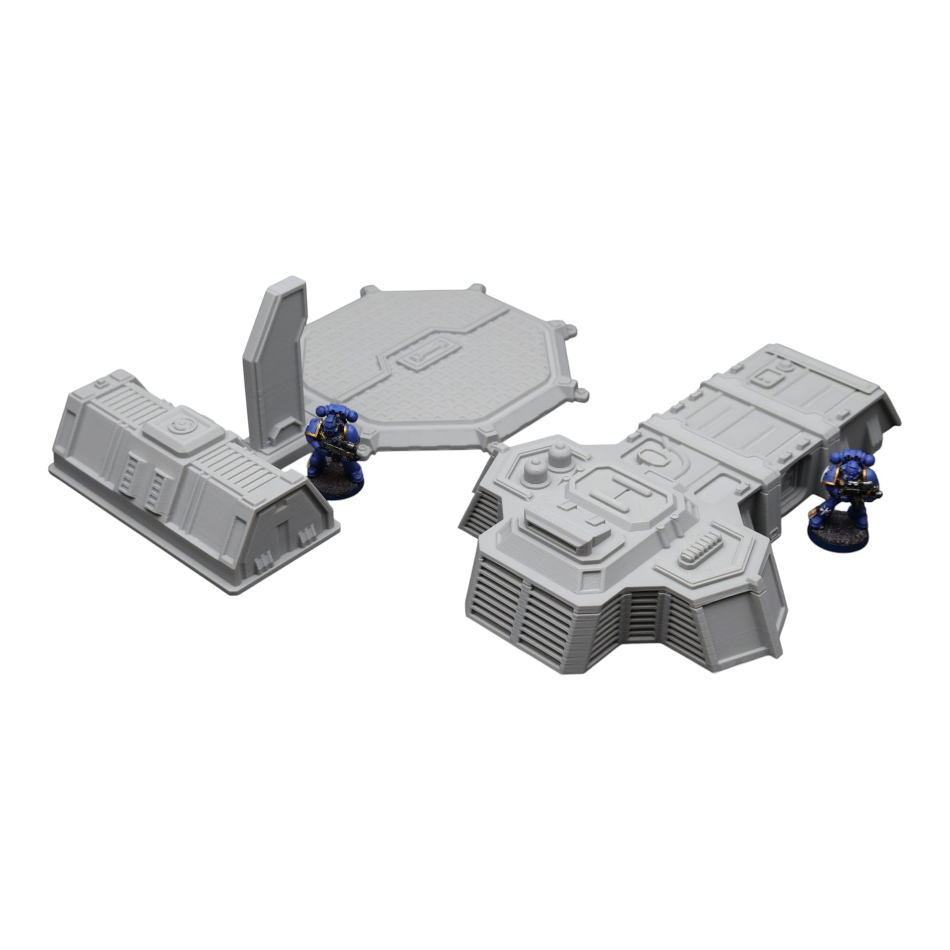 Wargaming 28mm scatter terrain scenery showing 3D-printed item that is compatible with games such as Warhammer 40K, Star Wars Legions, D+D, Dungeons and Dragons, Sci-Fi, Fantasy and other miniature tabletop games. Brand Jawar3d found at www.jawar3d.co.uk.