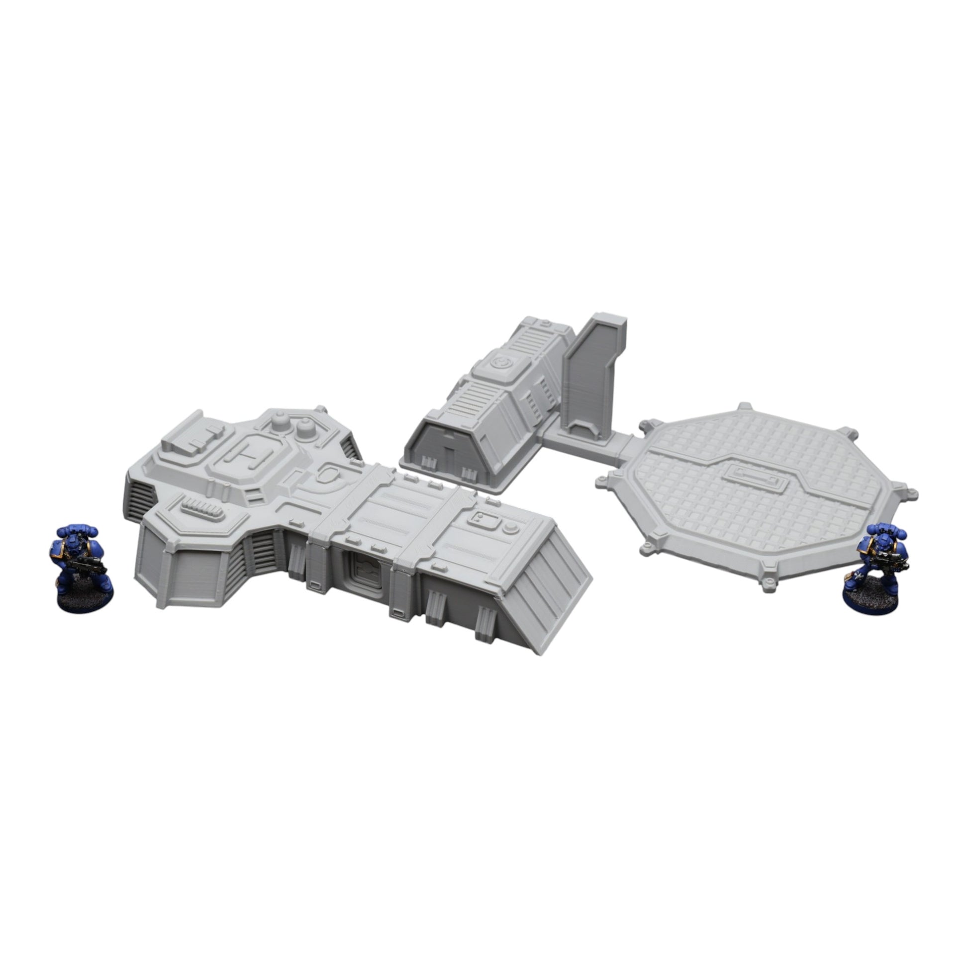 Wargaming 28mm scatter terrain scenery showing 3D-printed item that is compatible with games such as Warhammer 40K, Star Wars Legions, D+D, Dungeons and Dragons, Sci-Fi, Fantasy and other miniature tabletop games. Brand Jawar3d found at www.jawar3d.co.uk.