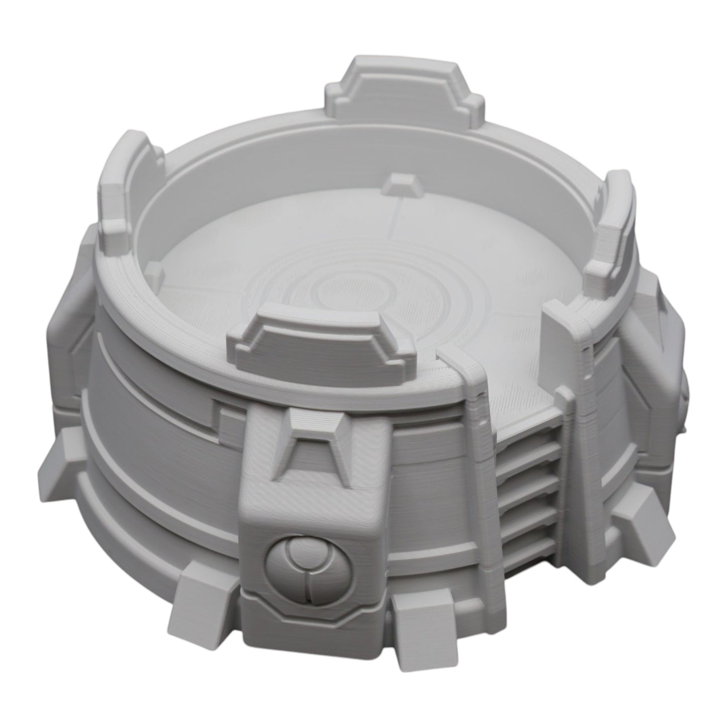 Wargaming 28mm scatter terrain scenery showing 3D-printed item that is compatible with games such as Warhammer 40K, Star Wars Legions, D+D, Dungeons and Dragons, Sci-Fi, Fantasy and other miniature tabletop games. Brand Jawar3d found at www.jawar3d.co.uk.