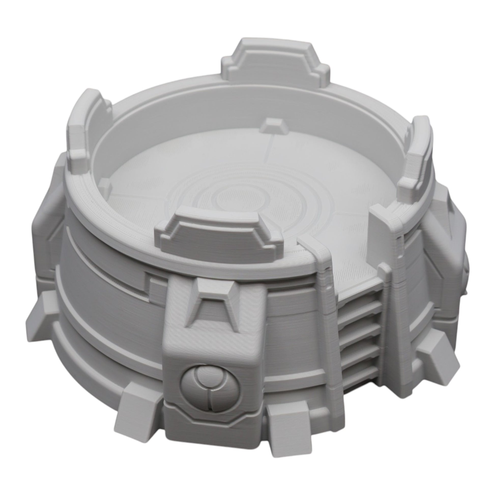 Wargaming 28mm scatter terrain scenery showing 3D-printed item that is compatible with games such as Warhammer 40K, Star Wars Legions, D+D, Dungeons and Dragons, Sci-Fi, Fantasy and other miniature tabletop games. Brand Jawar3d found at www.jawar3d.co.uk.