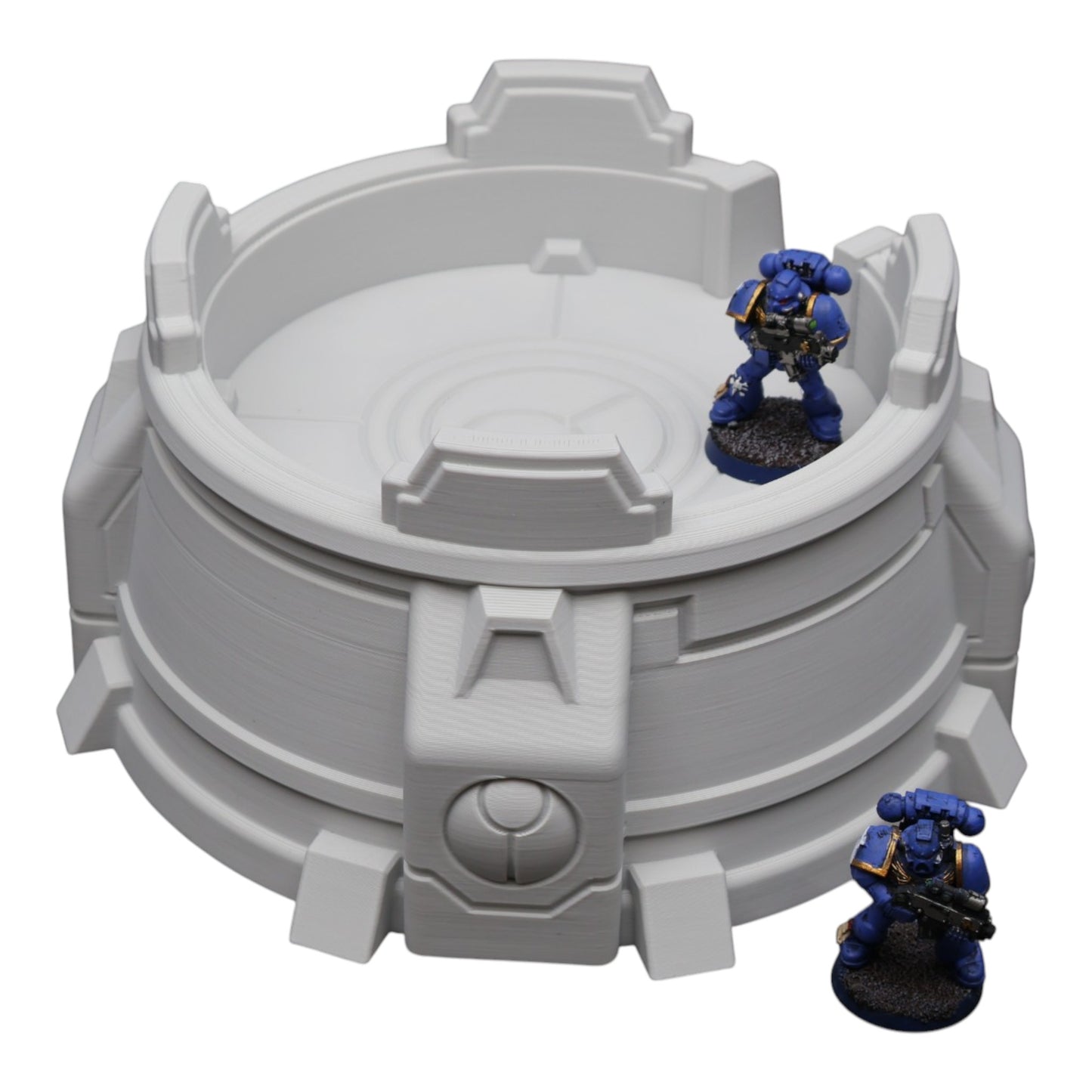 Wargaming 28mm scatter terrain scenery showing 3D-printed item that is compatible with games such as Warhammer 40K, Star Wars Legions, D+D, Dungeons and Dragons, Sci-Fi, Fantasy and other miniature tabletop games. Brand Jawar3d found at www.jawar3d.co.uk.