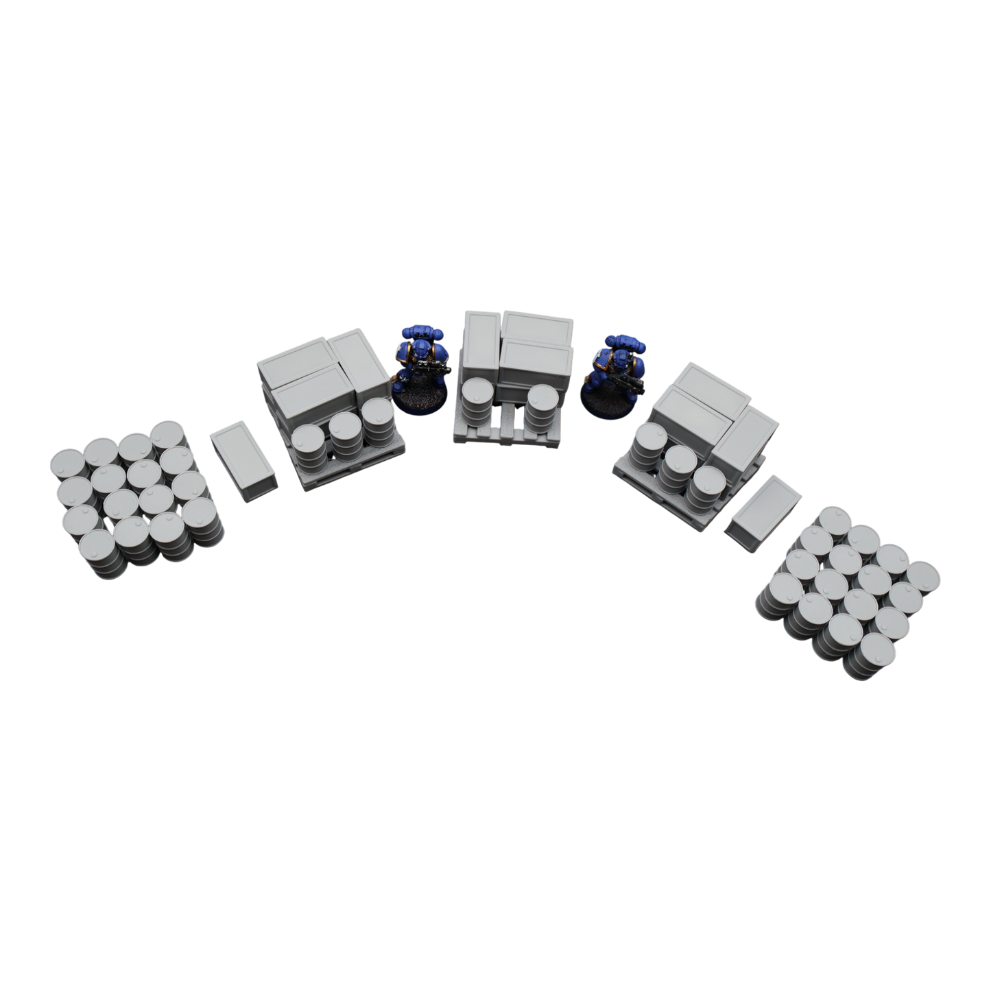 Wargaming 28mm scatter terrain scenery showing 3D-printed item that is compatible with games such as Warhammer 40K, Star Wars Legions, D+D, Dungeons and Dragons, Sci-Fi, Fantasy and other miniature tabletop games. Brand Jawar3d found at www.jawar3d.co.uk.