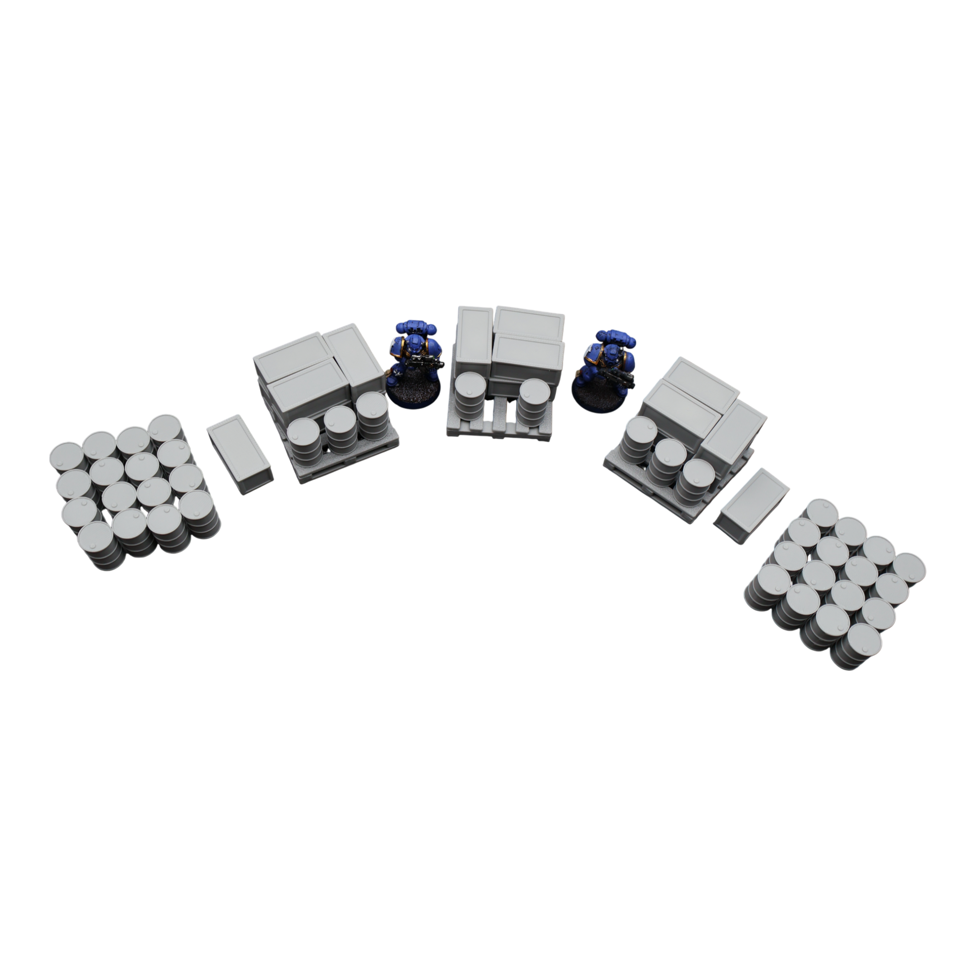 Wargaming 28mm scatter terrain scenery showing 3D-printed item that is compatible with games such as Warhammer 40K, Star Wars Legions, D+D, Dungeons and Dragons, Sci-Fi, Fantasy and other miniature tabletop games. Brand Jawar3d found at www.jawar3d.co.uk.