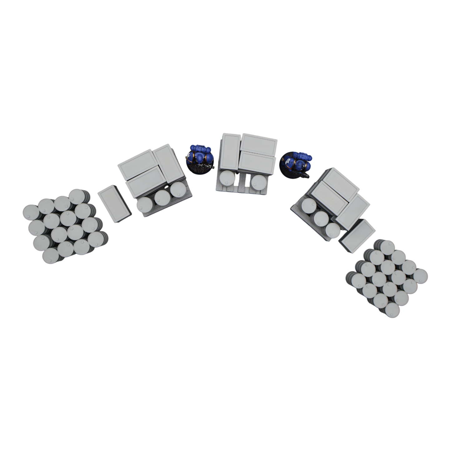 Wargaming 28mm scatter terrain scenery showing 3D-printed item that is compatible with games such as Warhammer 40K, Star Wars Legions, D+D, Dungeons and Dragons, Sci-Fi, Fantasy and other miniature tabletop games. Brand Jawar3d found at www.jawar3d.co.uk.