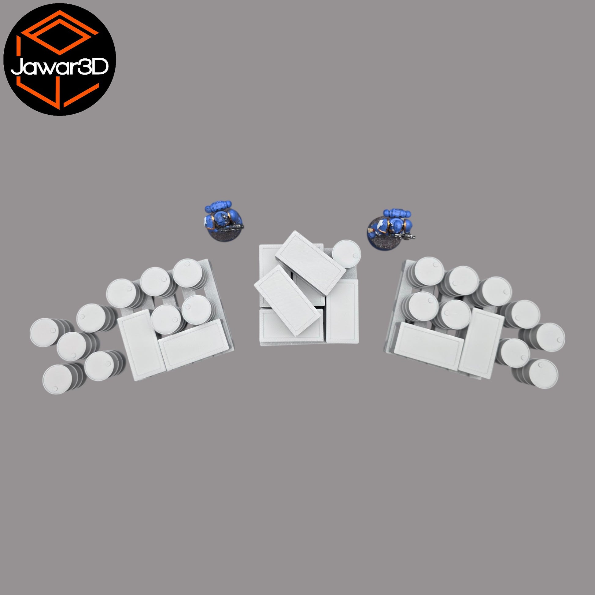 Wargaming 28mm scatter terrain scenery showing 3D-printed item that is compatible with games such as Warhammer 40K, Star Wars Legions, D+D, Dungeons and Dragons, Sci-Fi, Fantasy and other miniature tabletop games. Brand Jawar3d found at www.jawar3d.co.uk.