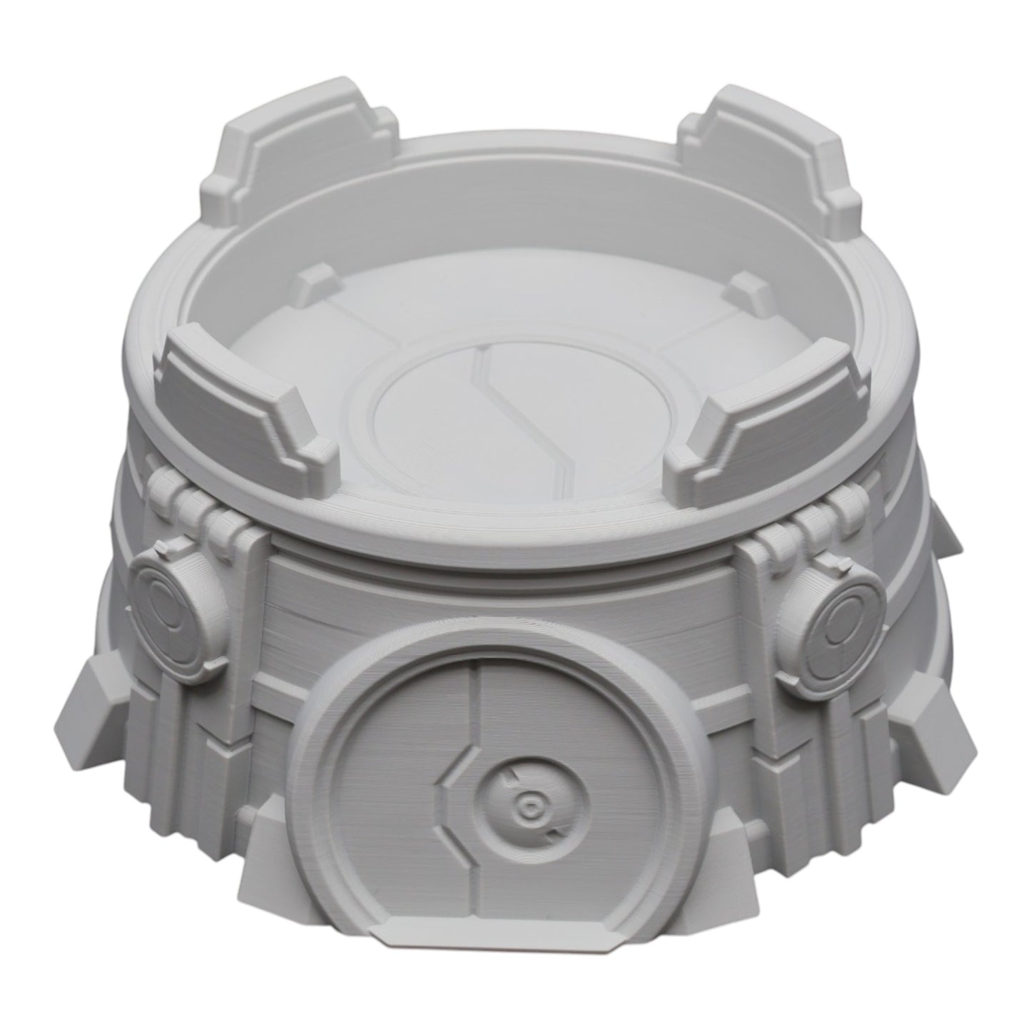 Wargaming 28mm scatter terrain scenery showing 3D-printed item that is compatible with games such as Warhammer 40K, Star Wars Legions, D+D, Dungeons and Dragons, Sci-Fi, Fantasy and other miniature tabletop games. Brand Jawar3d found at www.jawar3d.co.uk.