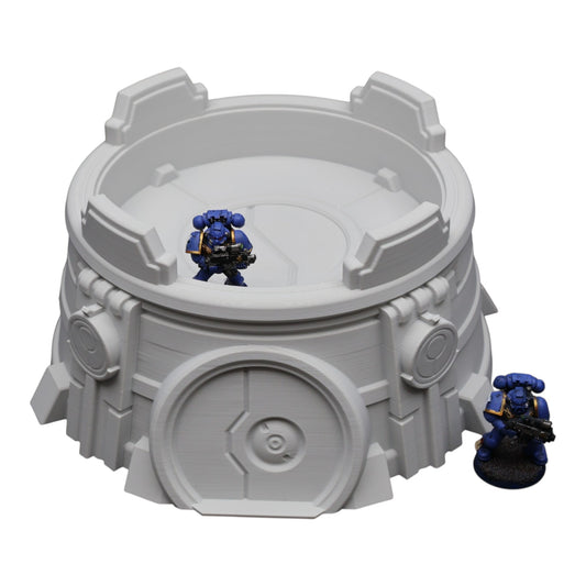 Wargaming 28mm scatter terrain scenery showing 3D-printed item that is compatible with games such as Warhammer 40K, Star Wars Legions, D+D, Dungeons and Dragons, Sci-Fi, Fantasy and other miniature tabletop games. Brand Jawar3d found at www.jawar3d.co.uk.