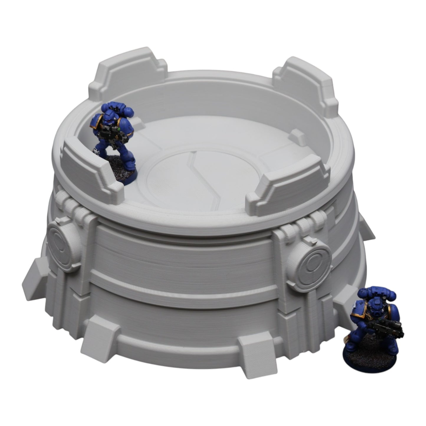 Wargaming 28mm scatter terrain scenery showing 3D-printed item that is compatible with games such as Warhammer 40K, Star Wars Legions, D+D, Dungeons and Dragons, Sci-Fi, Fantasy and other miniature tabletop games. Brand Jawar3d found at www.jawar3d.co.uk.