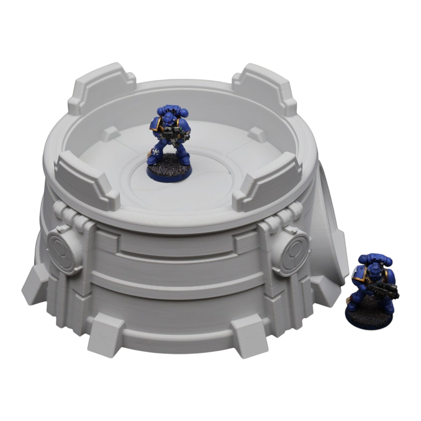 Wargaming 28mm scatter terrain scenery showing 3D-printed item that is compatible with games such as Warhammer 40K, Star Wars Legions, D+D, Dungeons and Dragons, Sci-Fi, Fantasy and other miniature tabletop games. Brand Jawar3d found at www.jawar3d.co.uk.