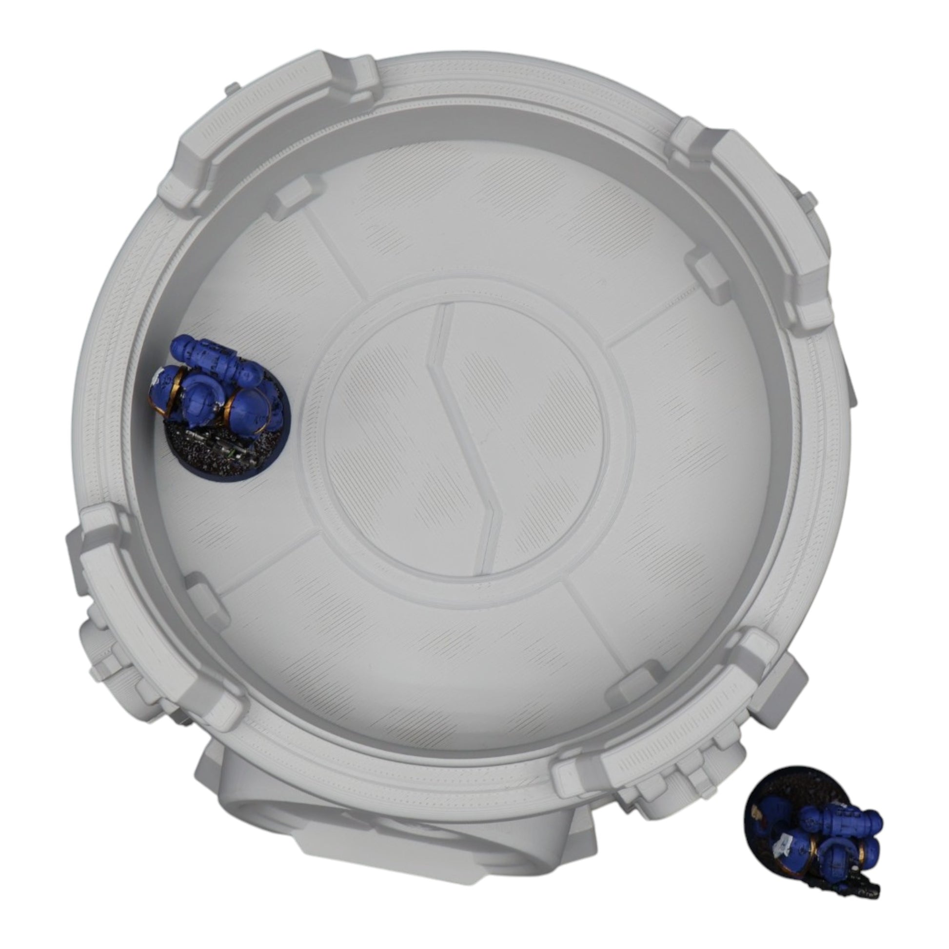 Wargaming 28mm scatter terrain scenery showing 3D-printed item that is compatible with games such as Warhammer 40K, Star Wars Legions, D+D, Dungeons and Dragons, Sci-Fi, Fantasy and other miniature tabletop games. Brand Jawar3d found at www.jawar3d.co.uk.