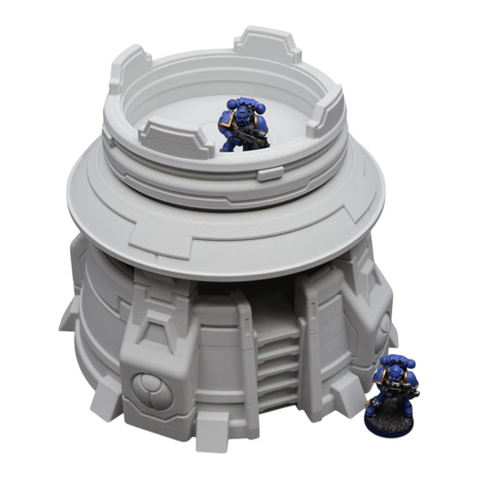 Wargaming 28mm scatter terrain scenery showing 3D-printed item that is compatible with games such as Warhammer 40K, Star Wars Legions, D+D, Dungeons and Dragons, Sci-Fi, Fantasy and other miniature tabletop games. Brand Jawar3d found at www.jawar3d.co.uk.