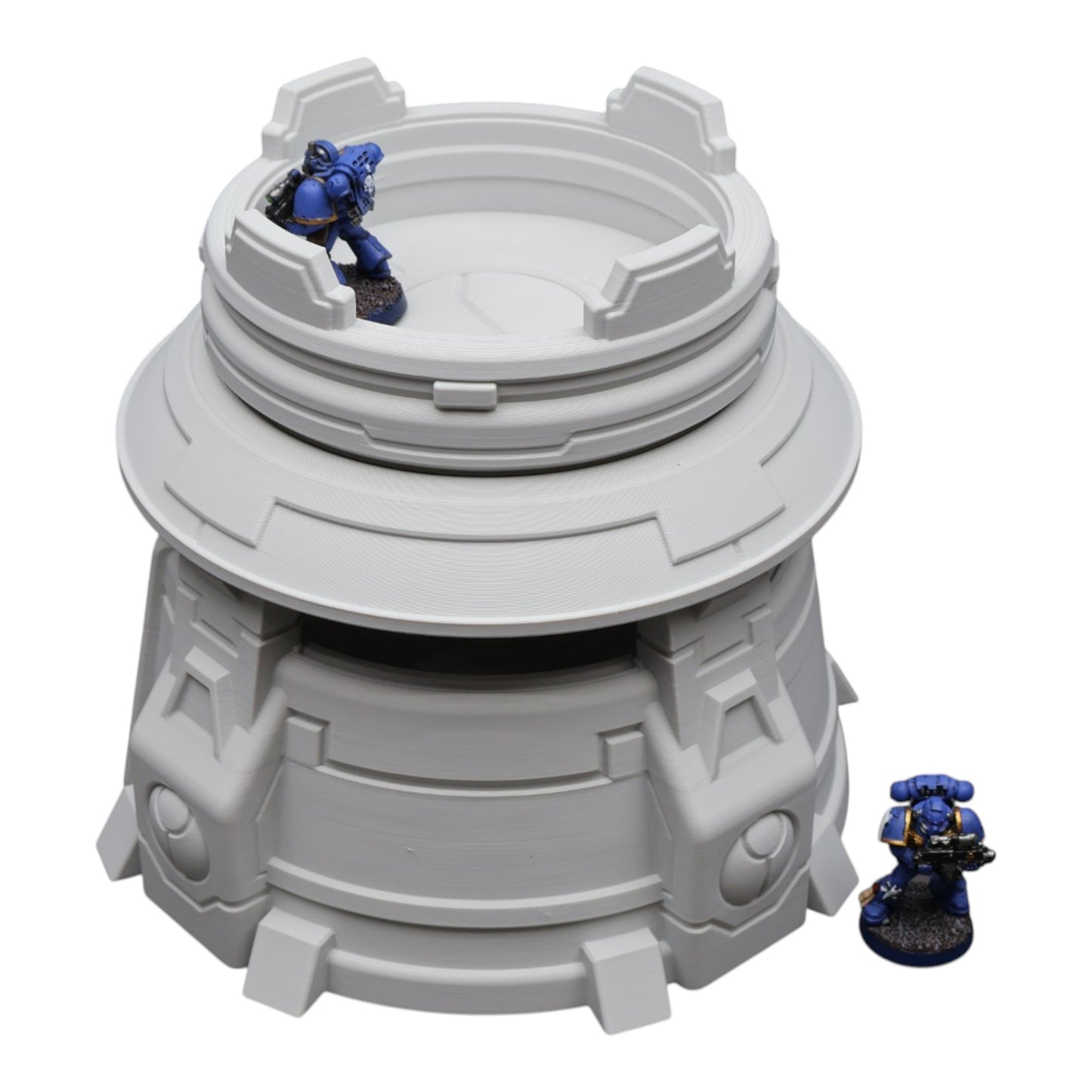Wargaming 28mm scatter terrain scenery showing 3D-printed item that is compatible with games such as Warhammer 40K, Star Wars Legions, D+D, Dungeons and Dragons, Sci-Fi, Fantasy and other miniature tabletop games. Brand Jawar3d found at www.jawar3d.co.uk.