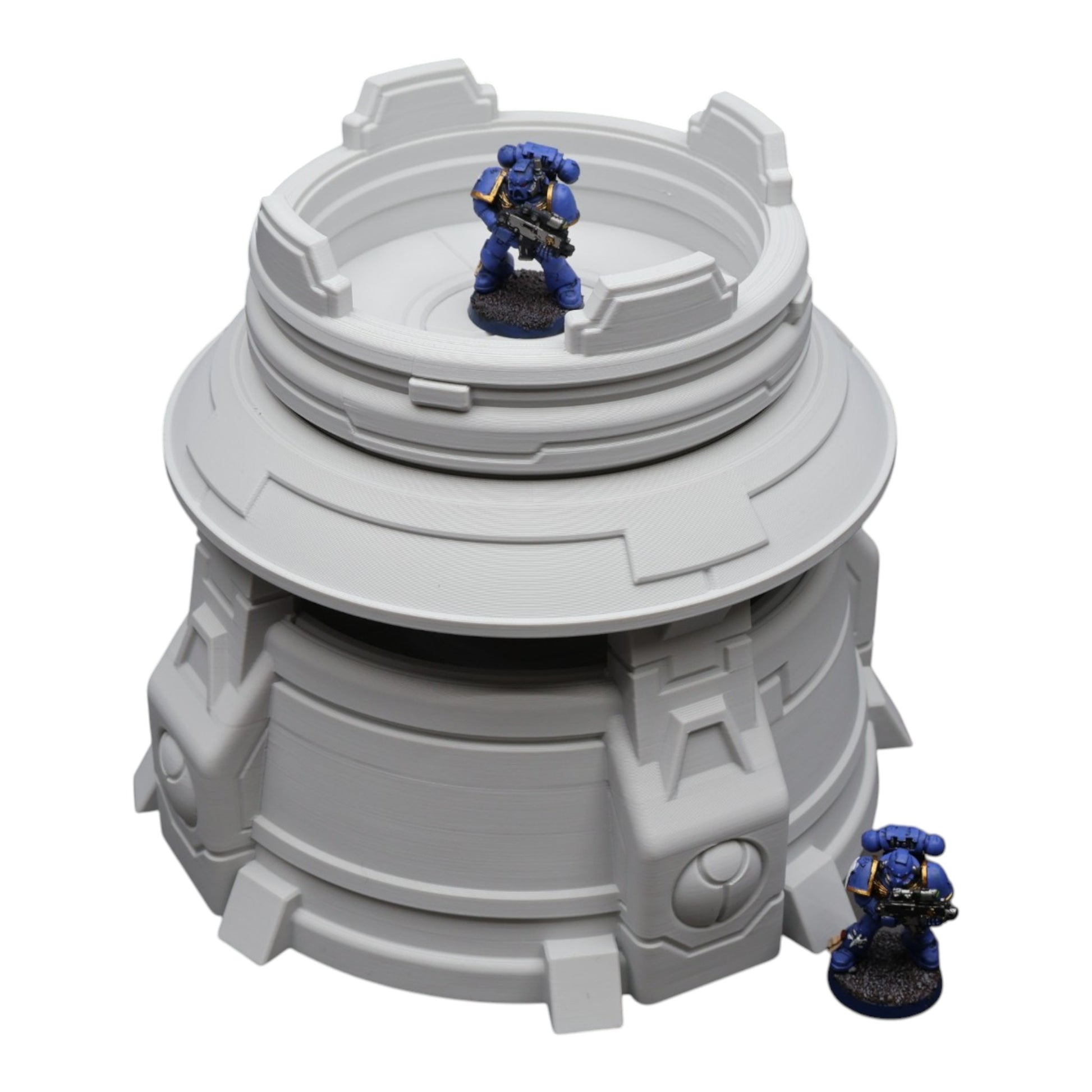 Wargaming 28mm scatter terrain scenery showing 3D-printed item that is compatible with games such as Warhammer 40K, Star Wars Legions, D+D, Dungeons and Dragons, Sci-Fi, Fantasy and other miniature tabletop games. Brand Jawar3d found at www.jawar3d.co.uk.
