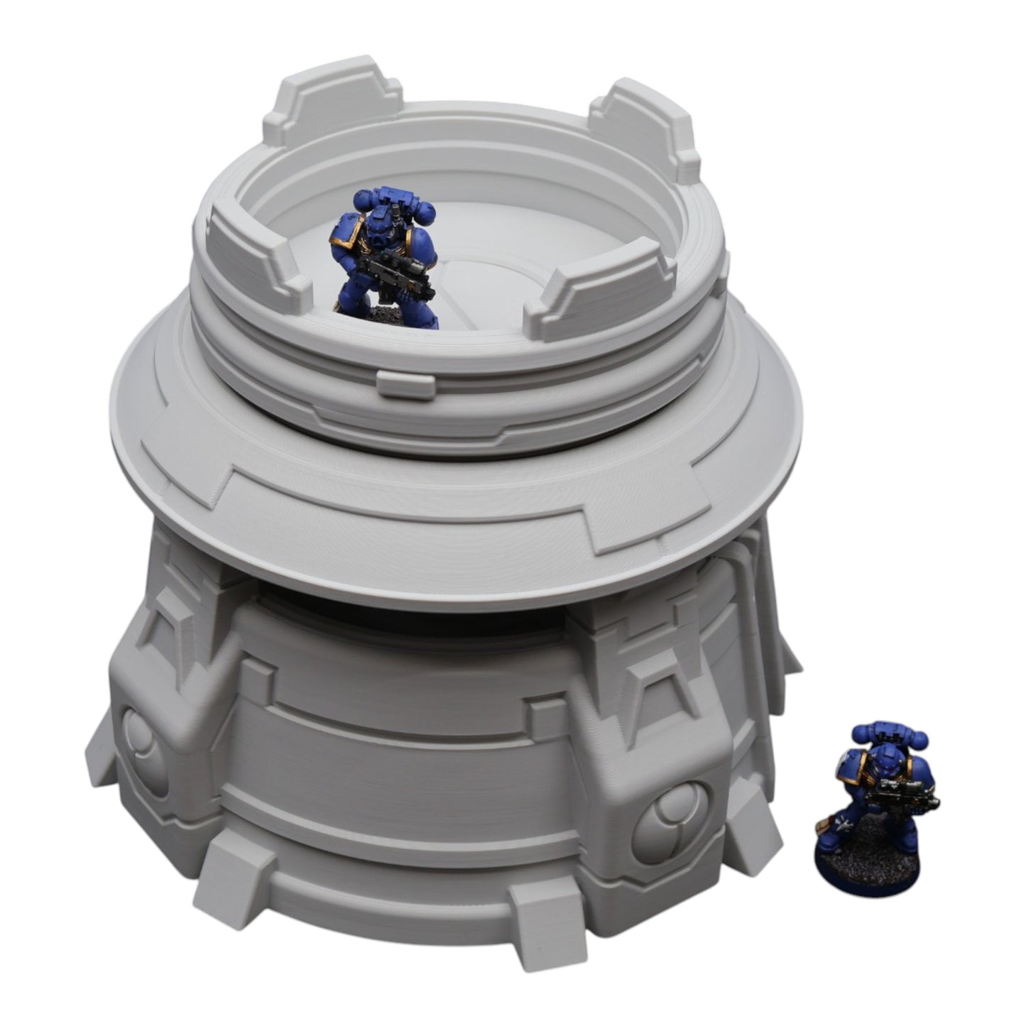 Wargaming 28mm scatter terrain scenery showing 3D-printed item that is compatible with games such as Warhammer 40K, Star Wars Legions, D+D, Dungeons and Dragons, Sci-Fi, Fantasy and other miniature tabletop games. Brand Jawar3d found at www.jawar3d.co.uk.