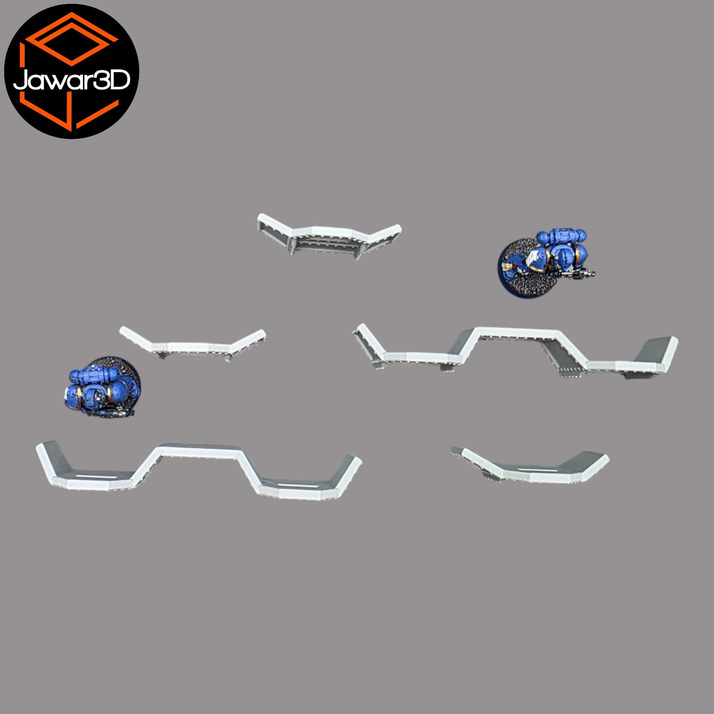 Wargaming 28mm scatter terrain scenery showing 3D-printed item that is compatible with games such as Warhammer 40K, Star Wars Legions, D+D, Dungeons and Dragons, Sci-Fi, Fantasy and other miniature tabletop games. Brand Jawar3d found at www.jawar3d.co.uk.