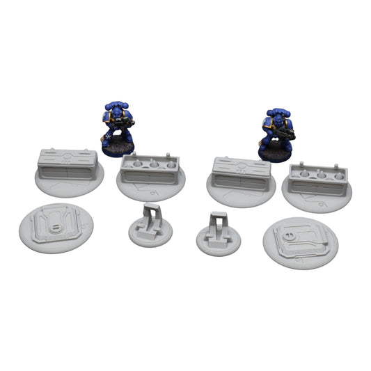 Wargaming 28mm scatter terrain scenery showing 3D-printed item that is compatible with games such as Warhammer 40K, Star Wars Legions, D+D, Dungeons and Dragons, Sci-Fi, Fantasy and other miniature tabletop games. Brand Jawar3d found at www.jawar3d.co.uk.