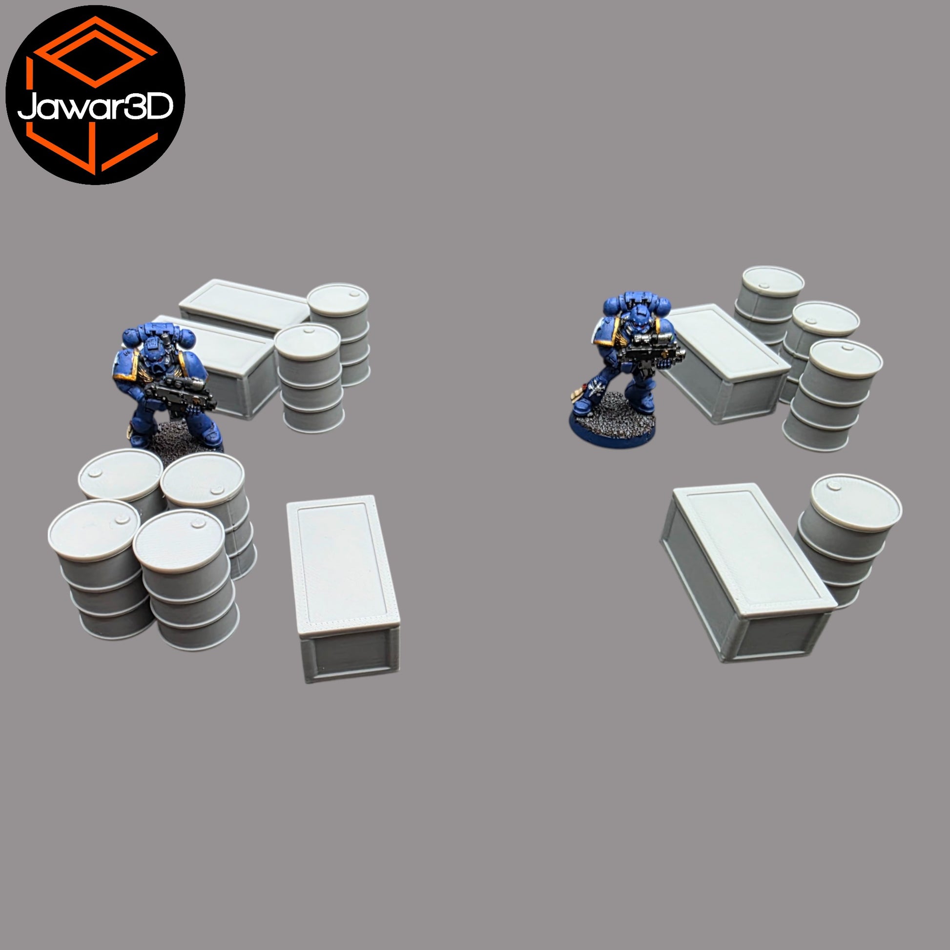 Wargaming 28mm scatter terrain scenery showing 3D-printed item that is compatible with games such as Warhammer 40K, Star Wars Legions, D+D, Dungeons and Dragons, Sci-Fi, Fantasy and other miniature tabletop games. Brand Jawar3d found at www.jawar3d.co.uk.