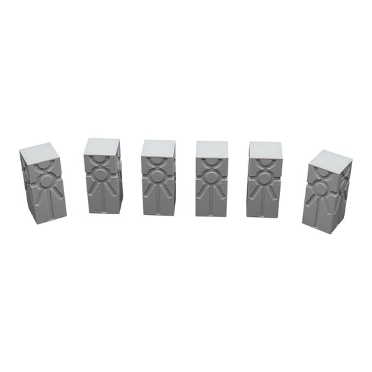 Wargaming 28mm scatter terrain scenery showing 3D-printed item that is compatible with games such as Warhammer 40K, Star Wars Legions, D+D, Dungeons and Dragons, Sci-Fi, Fantasy and other miniature tabletop games. Brand Jawar3d found at www.jawar3d.co.uk.