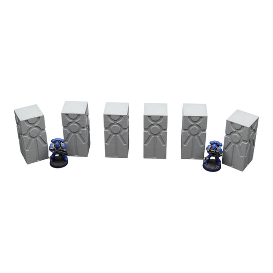 Wargaming 28mm scatter terrain scenery showing 3D-printed item that is compatible with games such as Warhammer 40K, Star Wars Legions, D+D, Dungeons and Dragons, Sci-Fi, Fantasy and other miniature tabletop games. Brand Jawar3d found at www.jawar3d.co.uk.